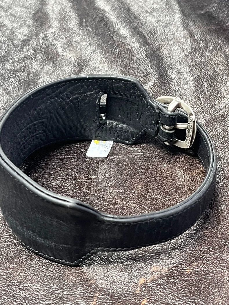 Chrome Hearts Chrome Hearts Silver Buckle Leather Bracelet - dmc Size ONE SIZE - 4 Thumbnail