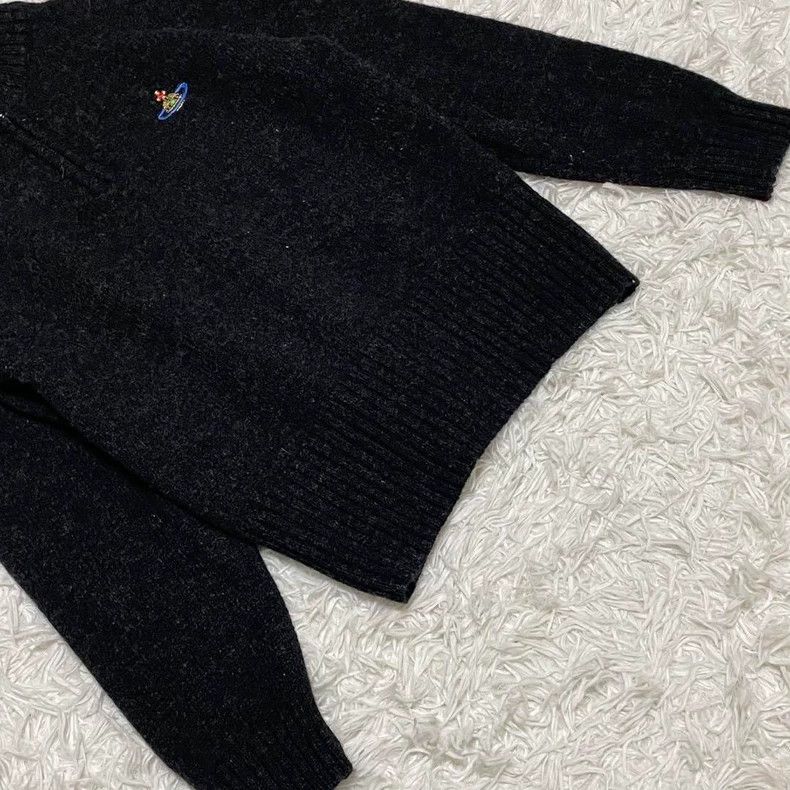 Vivienne Westwood Vivienne Westwood Half-Zip Cashmere Sweater - dmc Size US S / EU 44-46 / 1 - 3 Thumbnail
