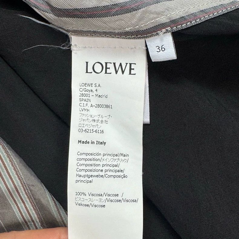 Loewe Loewe Silk Paneled Long Shirt - dmc Size US S / EU 44-46 / 1 - 4 Thumbnail