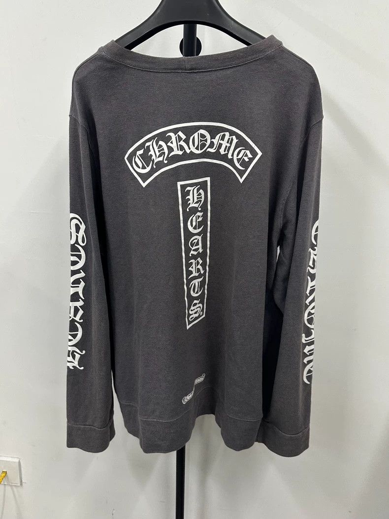 Chrome Hearts Chrome Hearts Gray Horseshoe Print Sweatshirt - dmc Size US XXL / EU 58 / 5 - 2 Thumbnail
