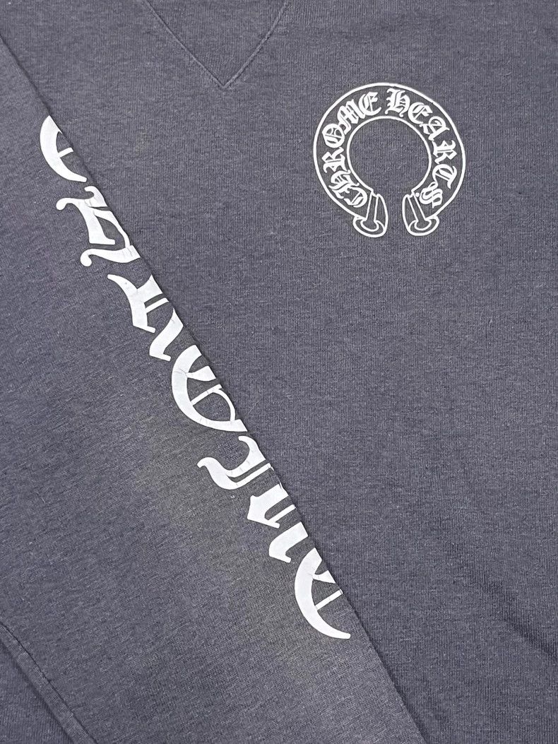 Chrome Hearts Chrome Hearts Gray Horseshoe Print Sweatshirt - dmc Size US XXL / EU 58 / 5 - 3 Thumbnail