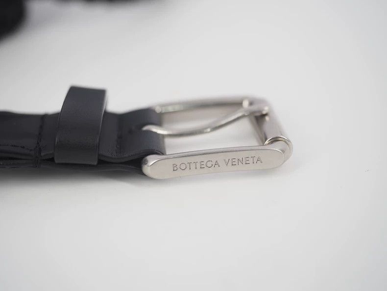 Bottega Veneta Bottega Veneta Intreccio Woven Leather Belt - dmc Size ONE SIZE - 5 Thumbnail