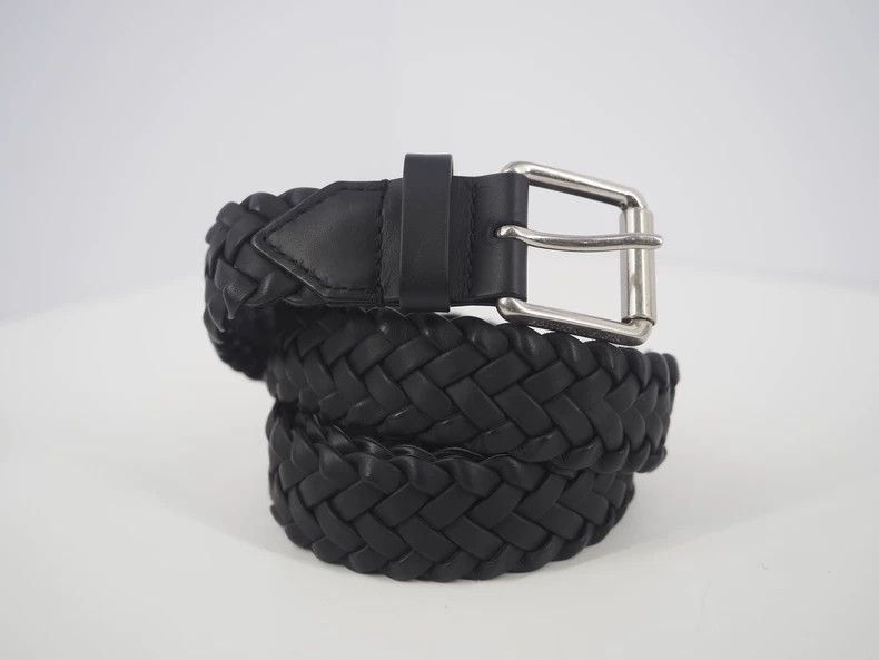 Bottega Veneta Bottega Veneta Intreccio Woven Leather Belt - dmc Size ONE SIZE - 2 Thumbnail