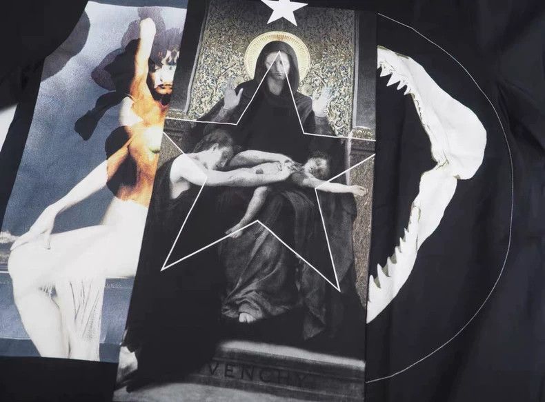 Givenchy Givenchy Madonna Shark Print Black Tee - dmc Size US S / EU 44-46 / 1 - 3 Thumbnail