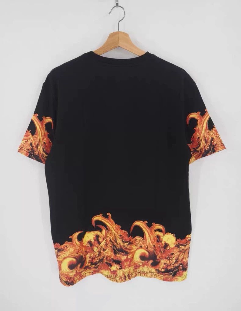 Givenchy Givenchy SS14 Black Flame Tee XL - dmc Size US XL / EU 56 / 4 - 2 Thumbnail