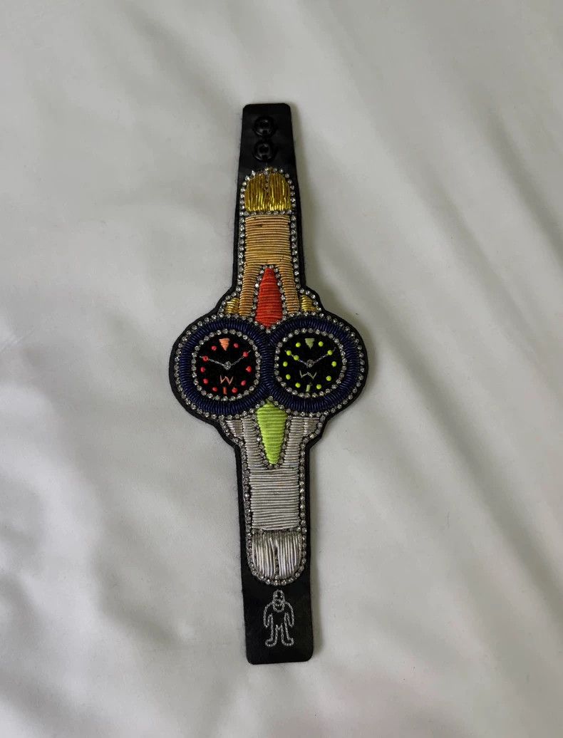 Walter Van Beirendonck Walter Van Beirendonck Embroidered Watch Accessory - dmc Size ONE SIZE - 5 Thumbnail