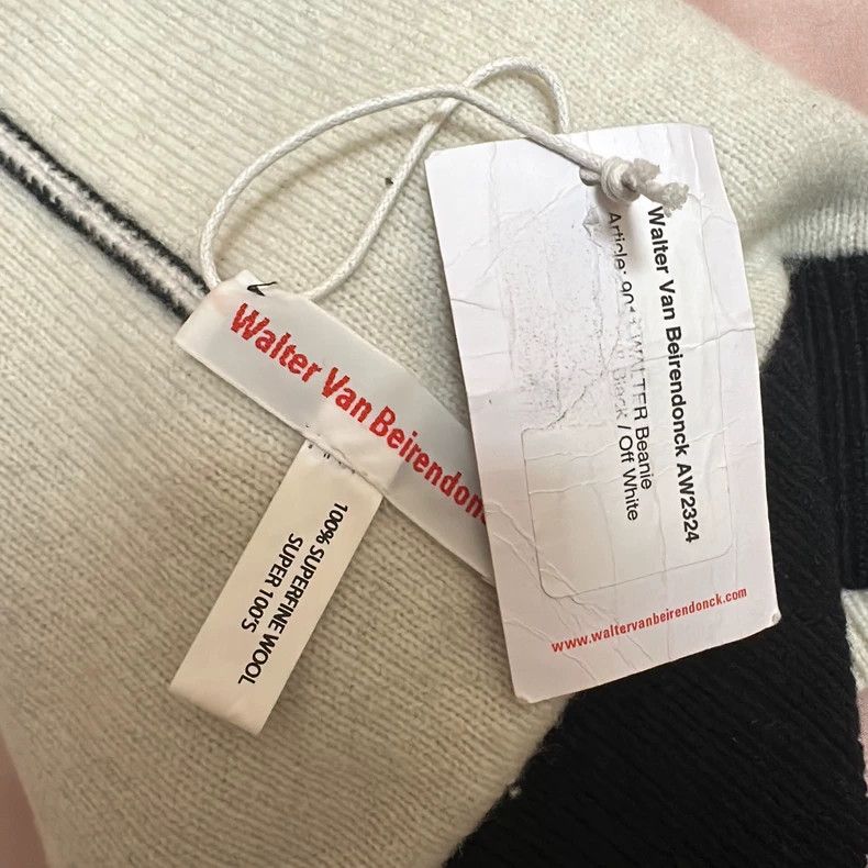 Walter Van Beirendonck Walter Van Beirendonck Knit Pom-Pom Wool Beanie - dmc Size ONE SIZE - 4 Thumbnail