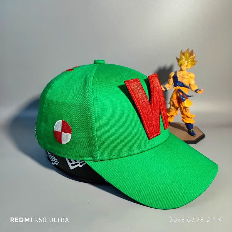Walter Van Beirendonck Walter Van Beirendonck Green W Baseball Cap - dmc Size ONE SIZE - 3 Thumbnail