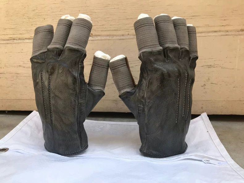 Carol Christian Poell Carol Christian Poell Leather Gloves - dmc Size ONE SIZE - 3 Thumbnail