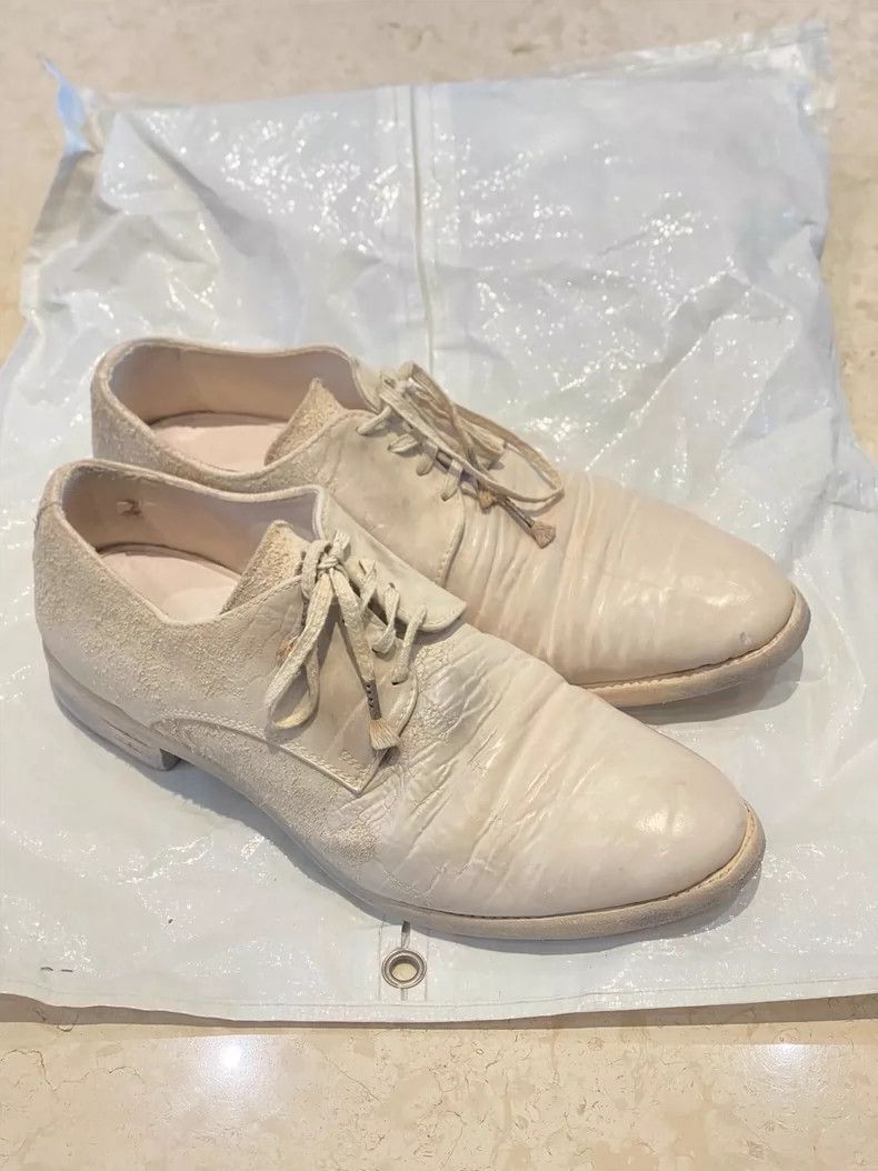Carol Christian Poell Carol Christian Poell White Horsehide Derby - dmc Size US 9 / EU 42 - 2 Thumbnail