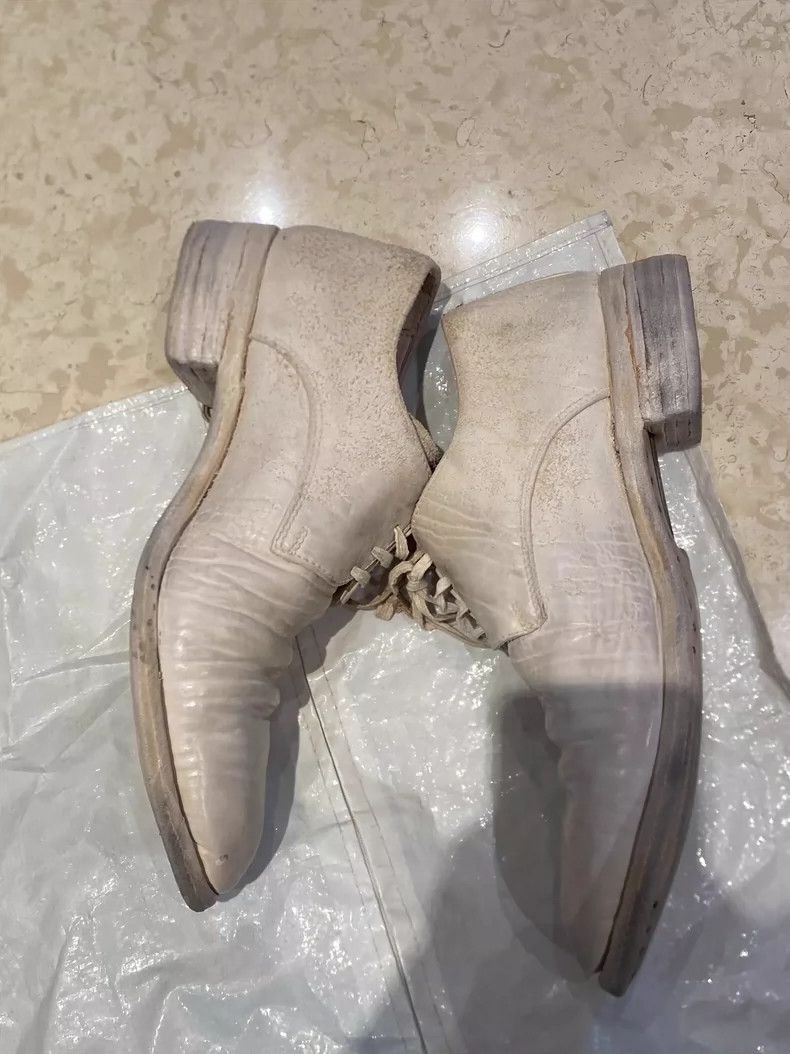 Carol Christian Poell Carol Christian Poell White Horsehide Derby - dmc Size US 9 / EU 42 - 8 Thumbnail