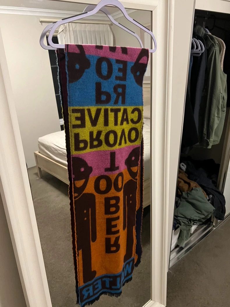 Walter Van Beirendonck Walter Van Beirendonck Wool Scarf - dmc Size ONE SIZE - 3 Thumbnail