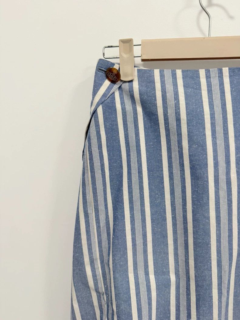Vivienne Westwood Vivienne Westwood Blue Stripe Skirt - dmc Size US 34 / EU 50 - 3 Thumbnail