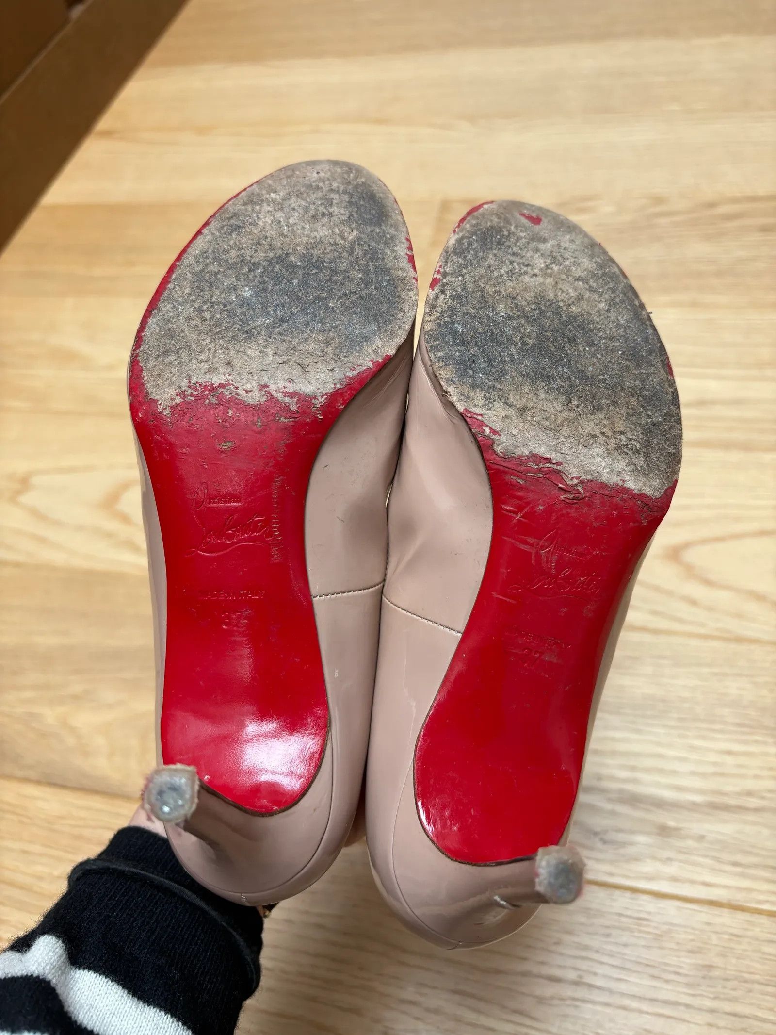 Christian Louboutin Christian Louboutin Heels Size US 7 / IT 37 - 5 Thumbnail