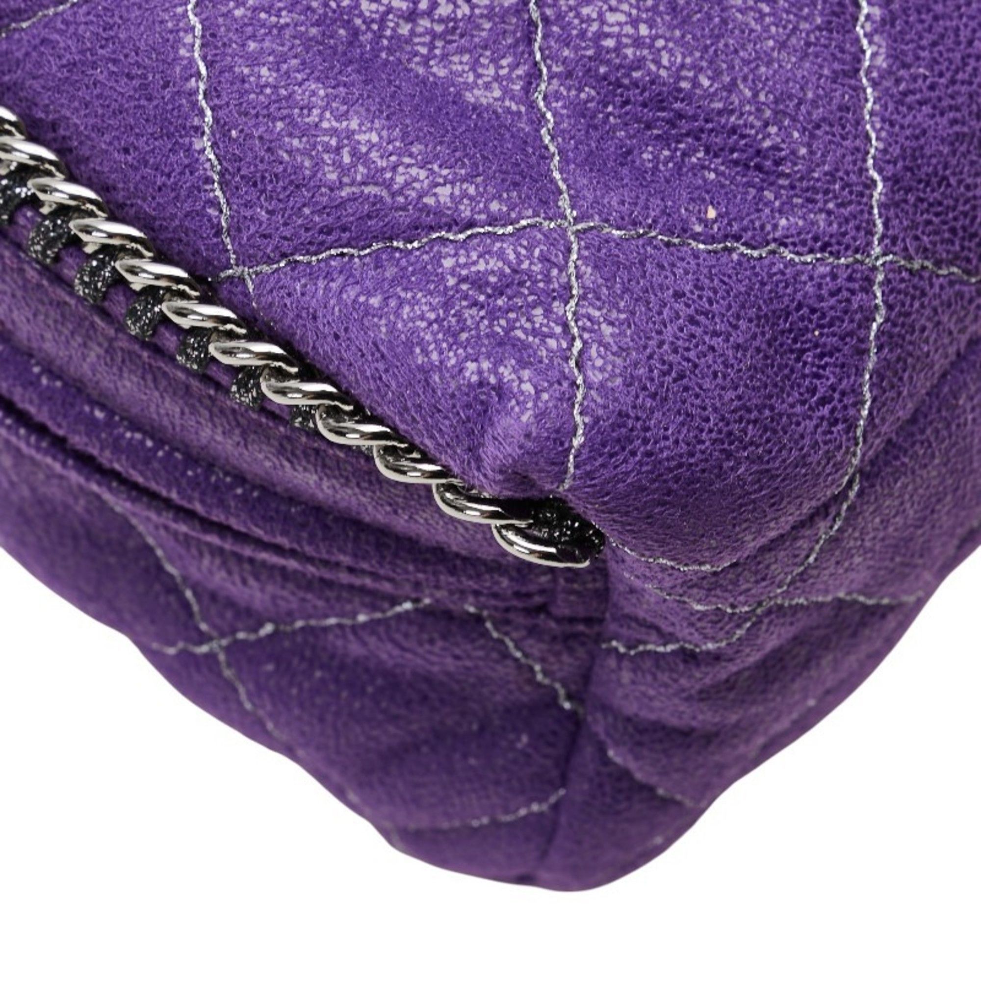 Stella McCartney Stella McCartney Backpack Purple Polyester Leather Women's Size ONE SIZE - 8 Thumbnail