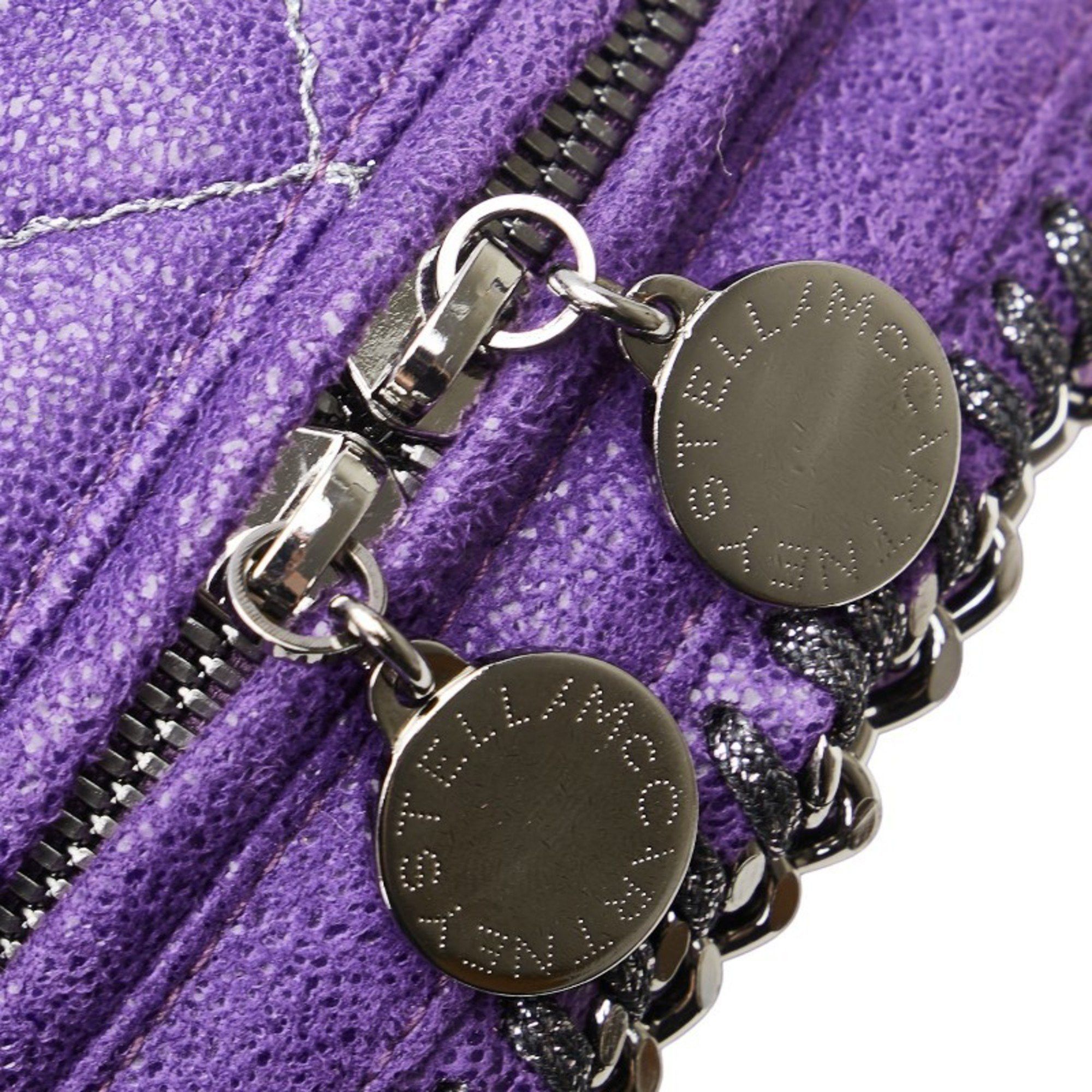 Stella McCartney Stella McCartney Backpack Purple Polyester Leather Women's Size ONE SIZE - 9 Thumbnail