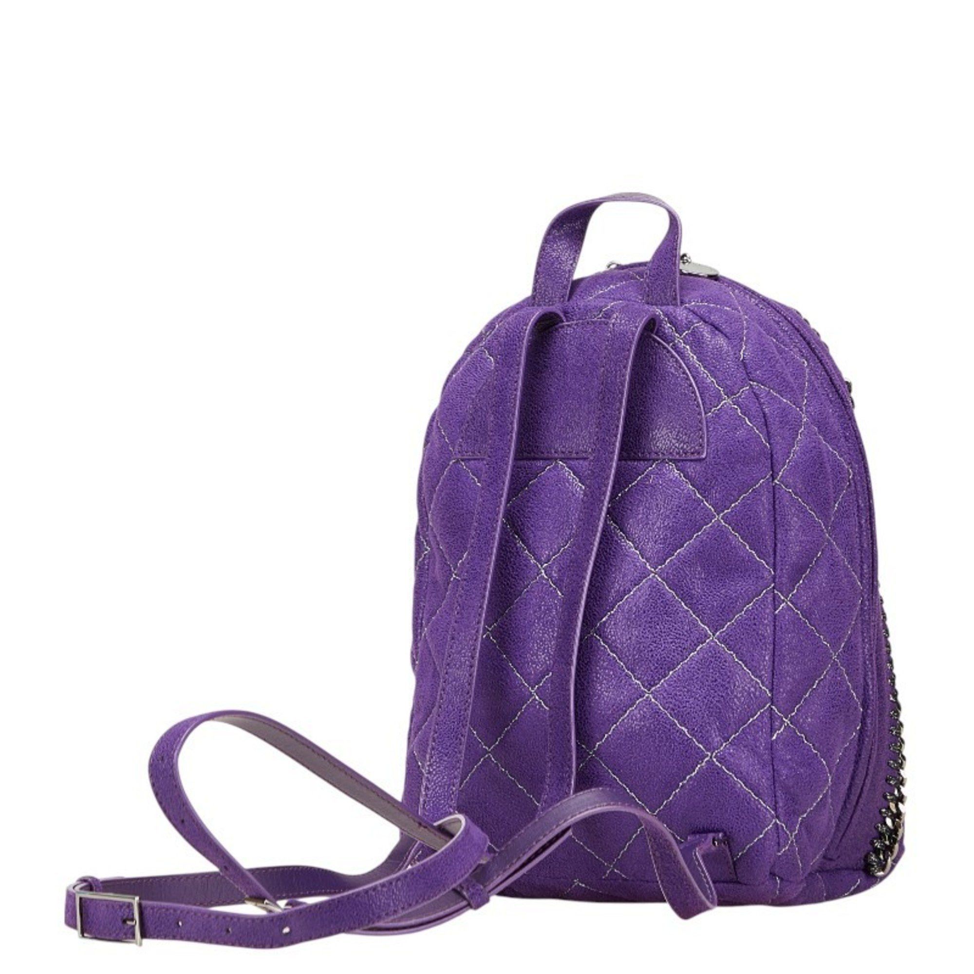 Stella McCartney Stella McCartney Backpack Purple Polyester Leather Women's Size ONE SIZE - 2 Thumbnail