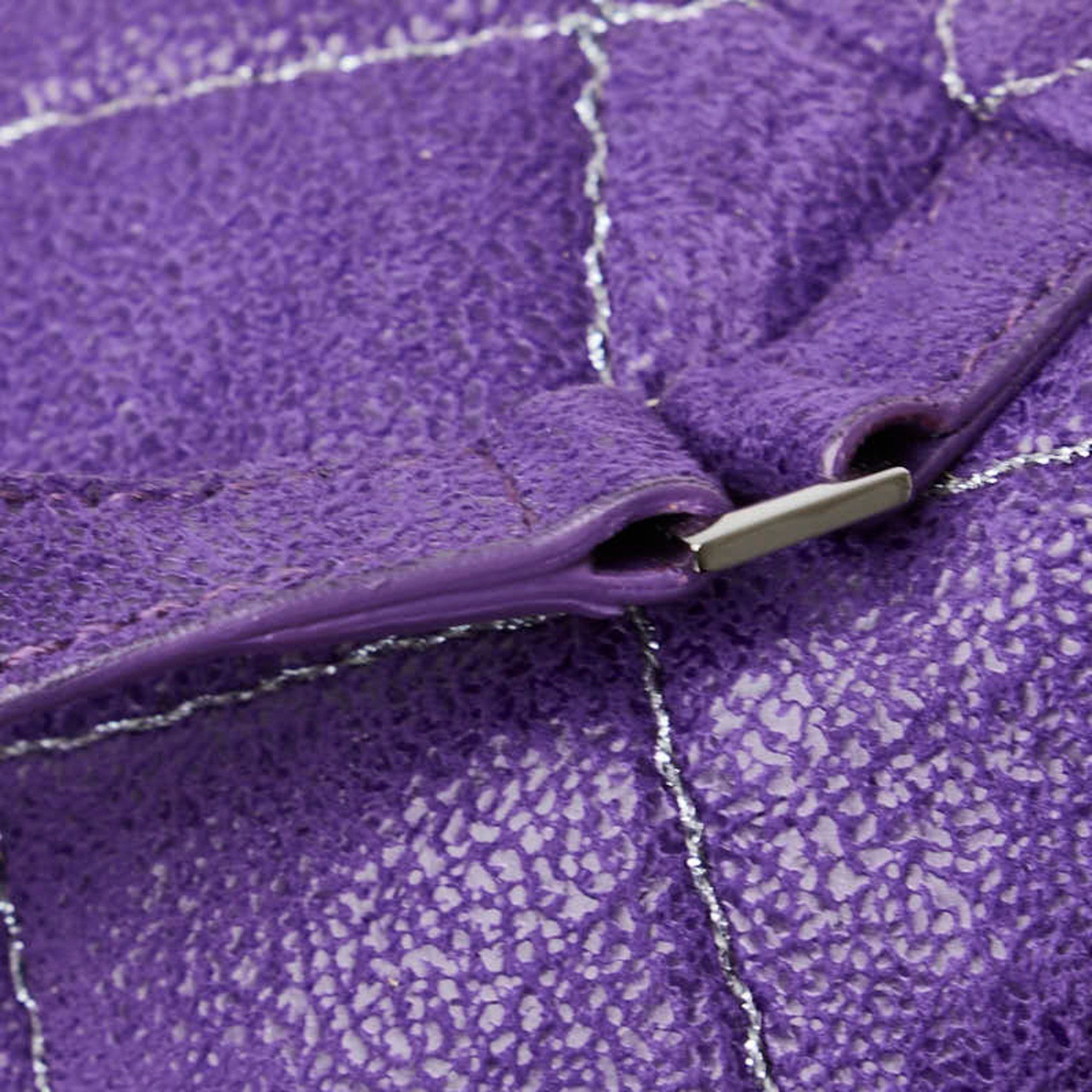 Stella McCartney Stella McCartney Backpack Purple Polyester Leather Women's Size ONE SIZE - 4 Thumbnail