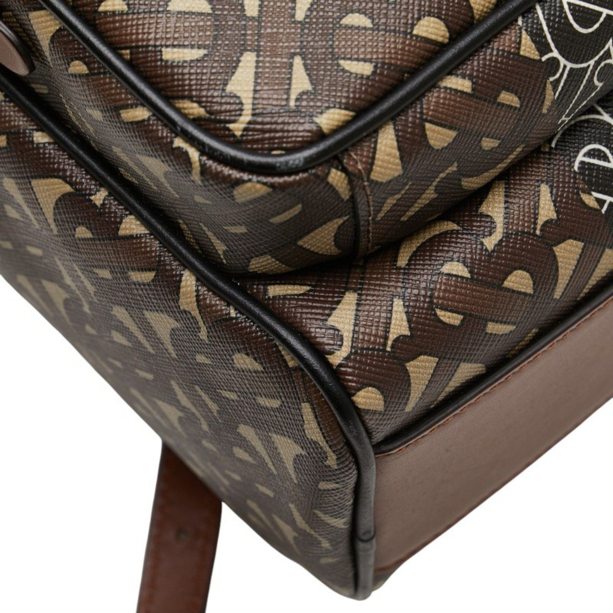 Burberry Burberry TB Monogram Backpack in Brown PVC and Leather for Women Size ONE SIZE - 6 Thumbnail