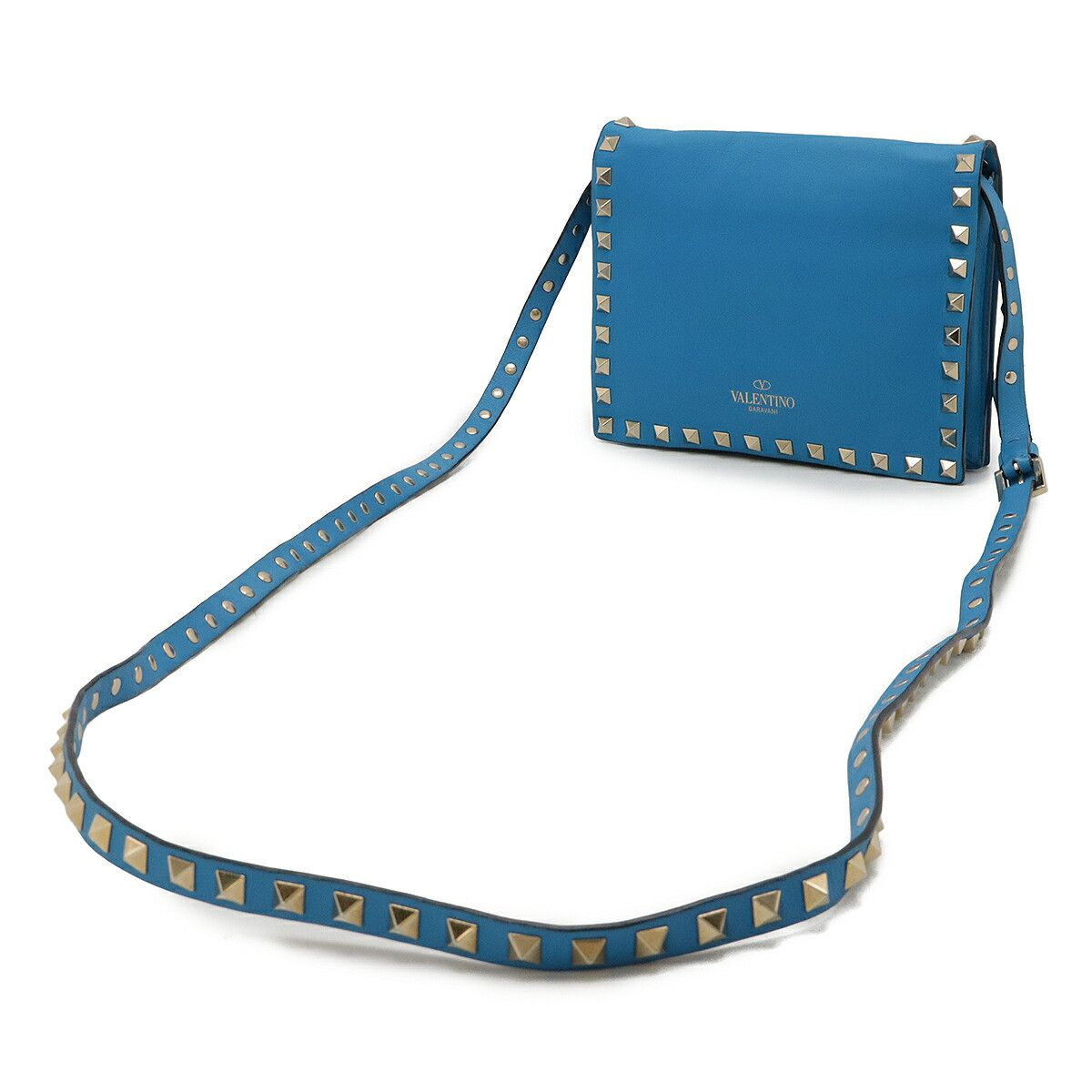 Valentino Valentino Valentino Garavani Rockstud Leather 2way Shoulder Bag Leather Shoulder Bag DUTY FREE for USA Size ONE SIZE - 2 Thumbnail