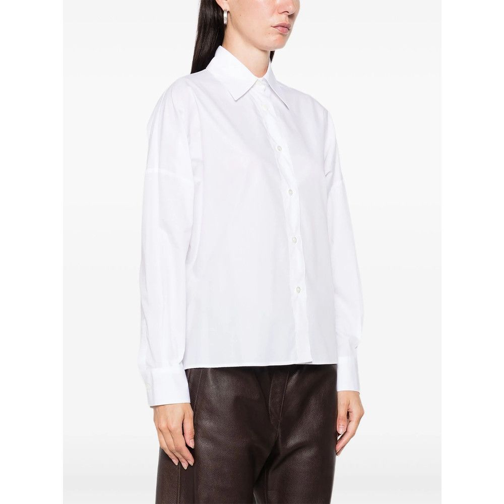 Mazzarelli Mazzarelli WHITE Tops - Shirts Size M / US 6-8 / IT 42-44 - 5 Thumbnail