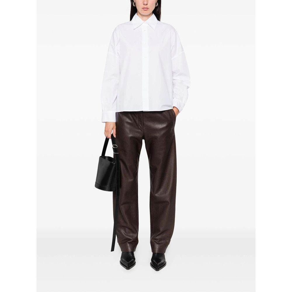 Mazzarelli Mazzarelli WHITE Tops - Shirts Size M / US 6-8 / IT 42-44 - 2 Thumbnail