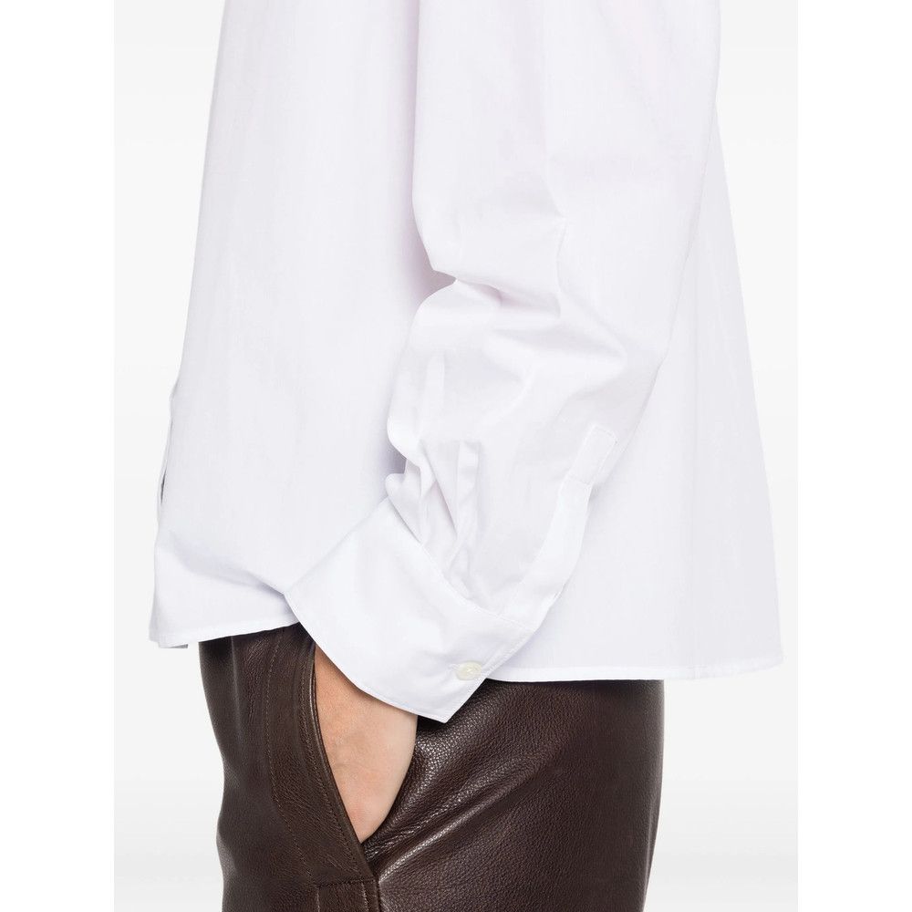 Mazzarelli Mazzarelli WHITE Tops - Shirts Size M / US 6-8 / IT 42-44 - 3 Thumbnail