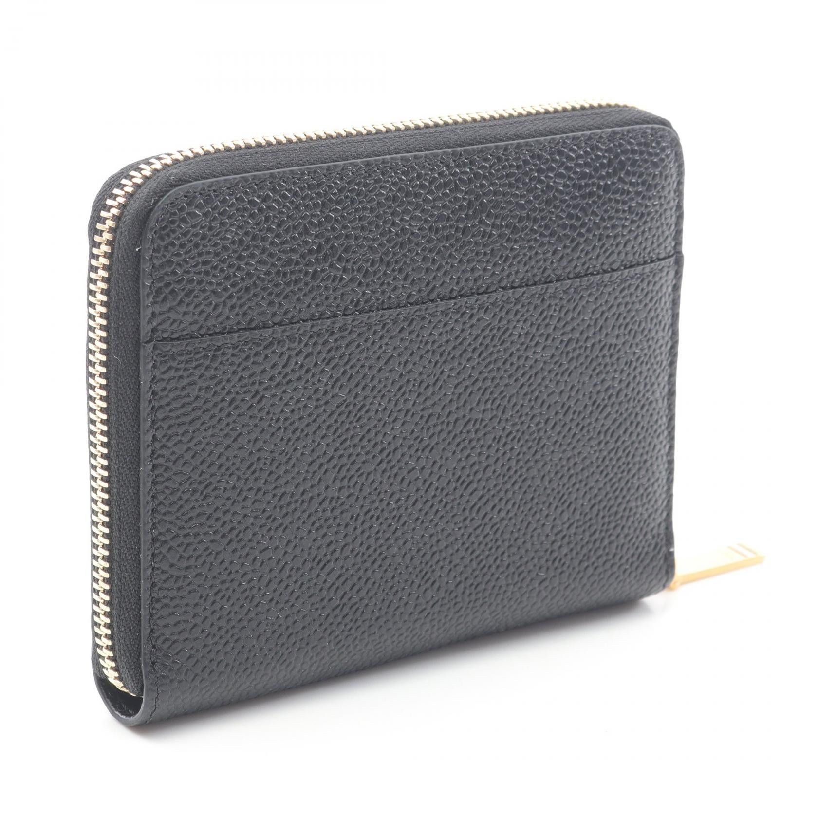 Thom Browne Thom Browne Thom Browne FAW013A00198001 Leather Wallet Leather Short Wallet FAW013A00198001 DUTY FREE for USA Size ONE SIZE - 2 Thumbnail