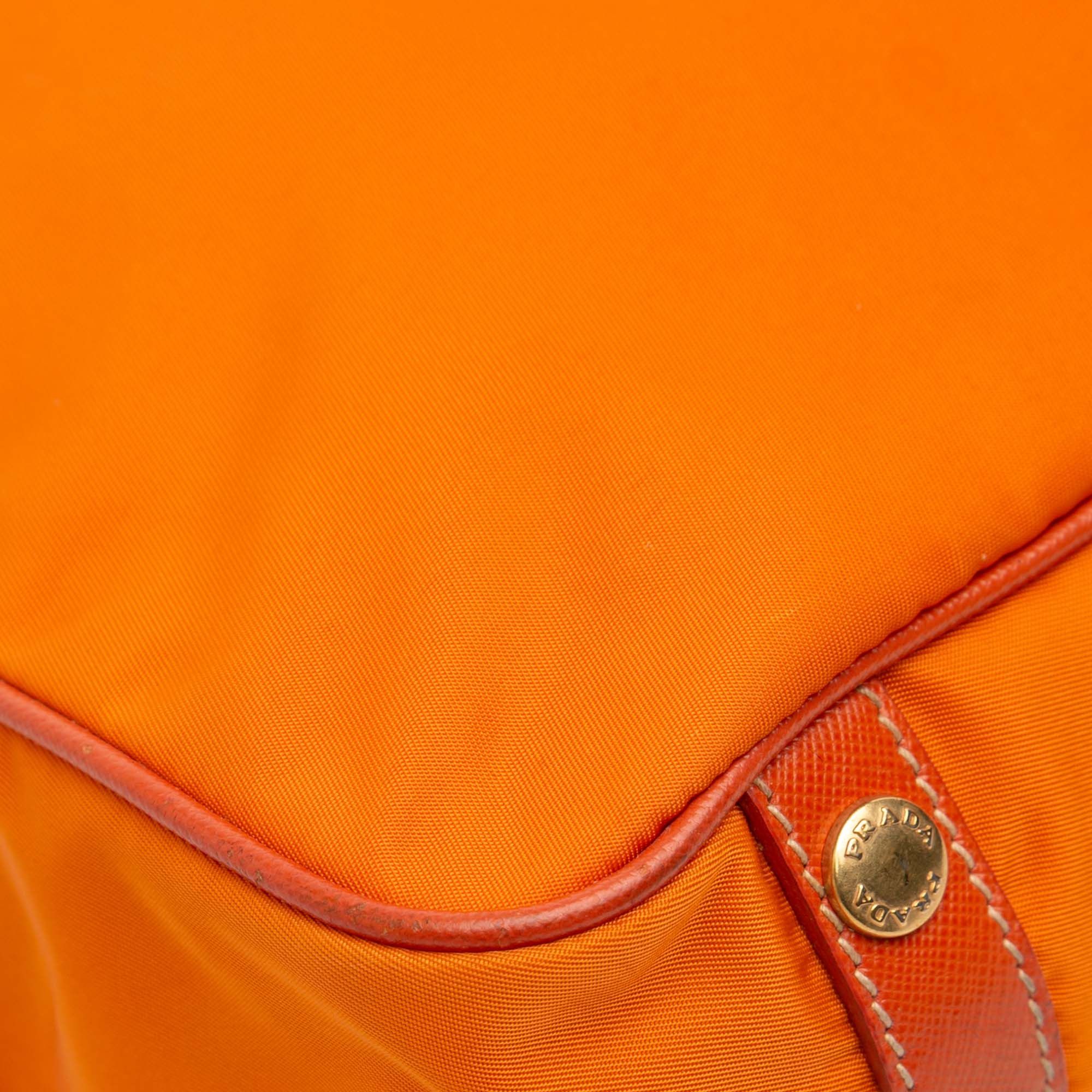 Prada Prada Saffiano Trimmed Tessuto Logo Oro Satchel Size ONE SIZE - 8 Thumbnail