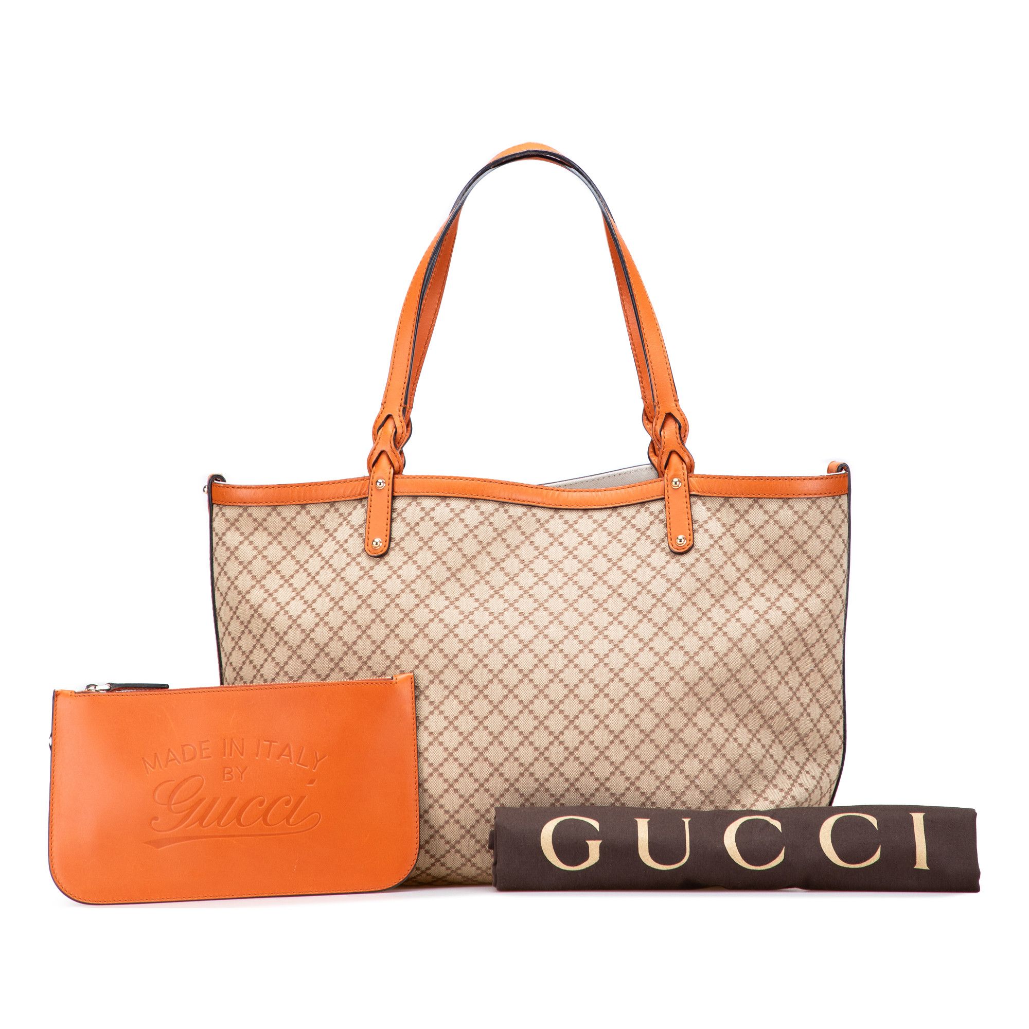 Gucci Gucci Medium Diamante Canvas Craft Tote Size ONE SIZE - 12 Thumbnail