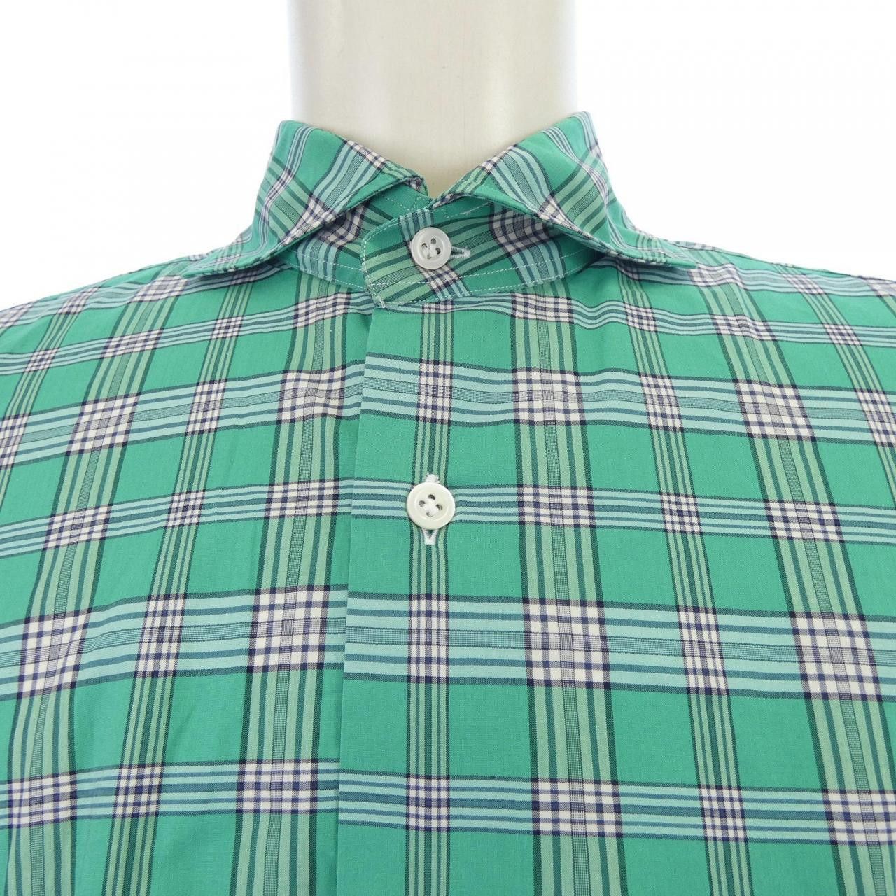 Other Other Giannetto Check Shirt Cotton Dress Shirt DUTY FREE for USA Size ONE SIZE - 5 Thumbnail
