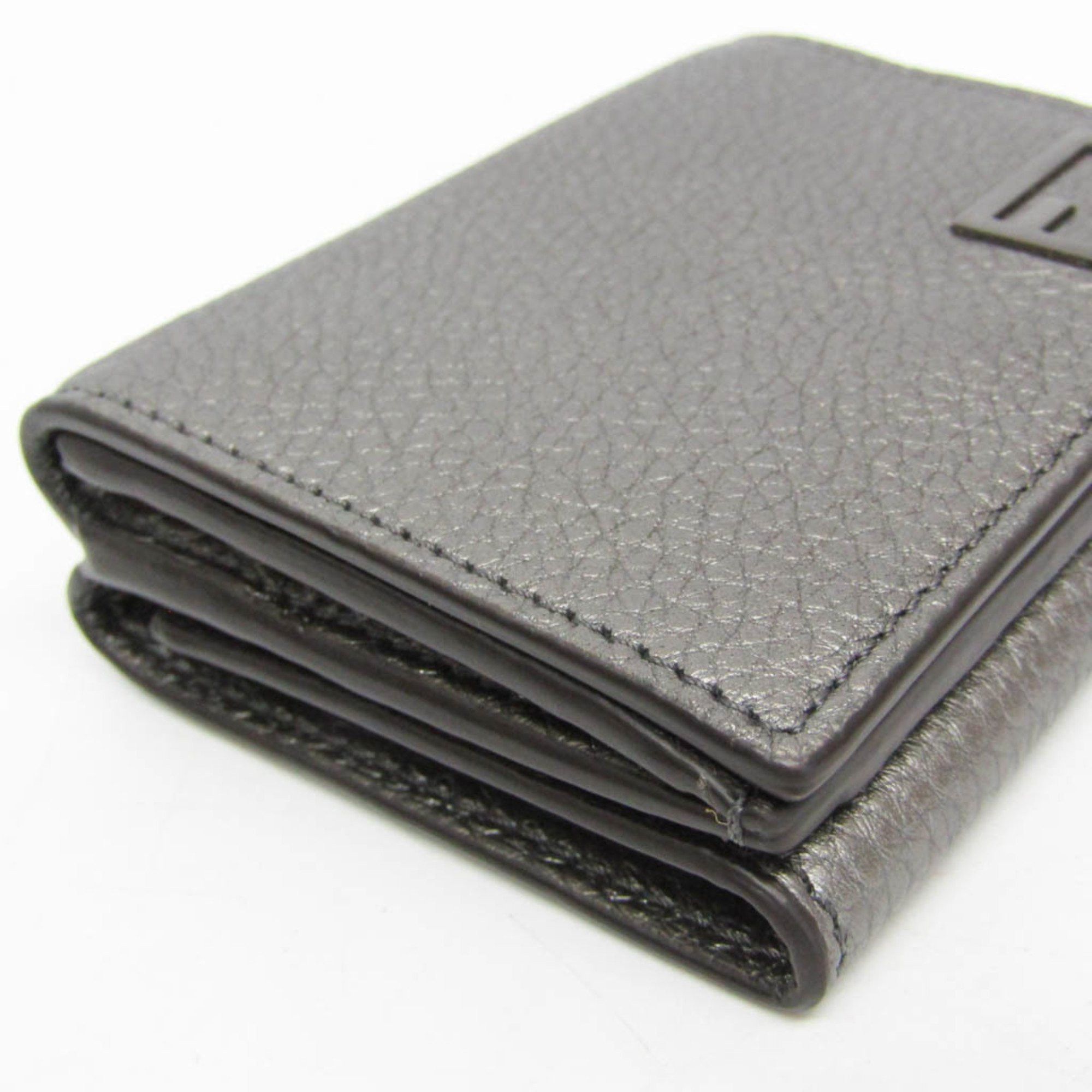 Fendi Fendi FF 7M0280 Men,Women Leather Wallet (tri-fold) Metallic Gray Size ONE SIZE - 7 Thumbnail
