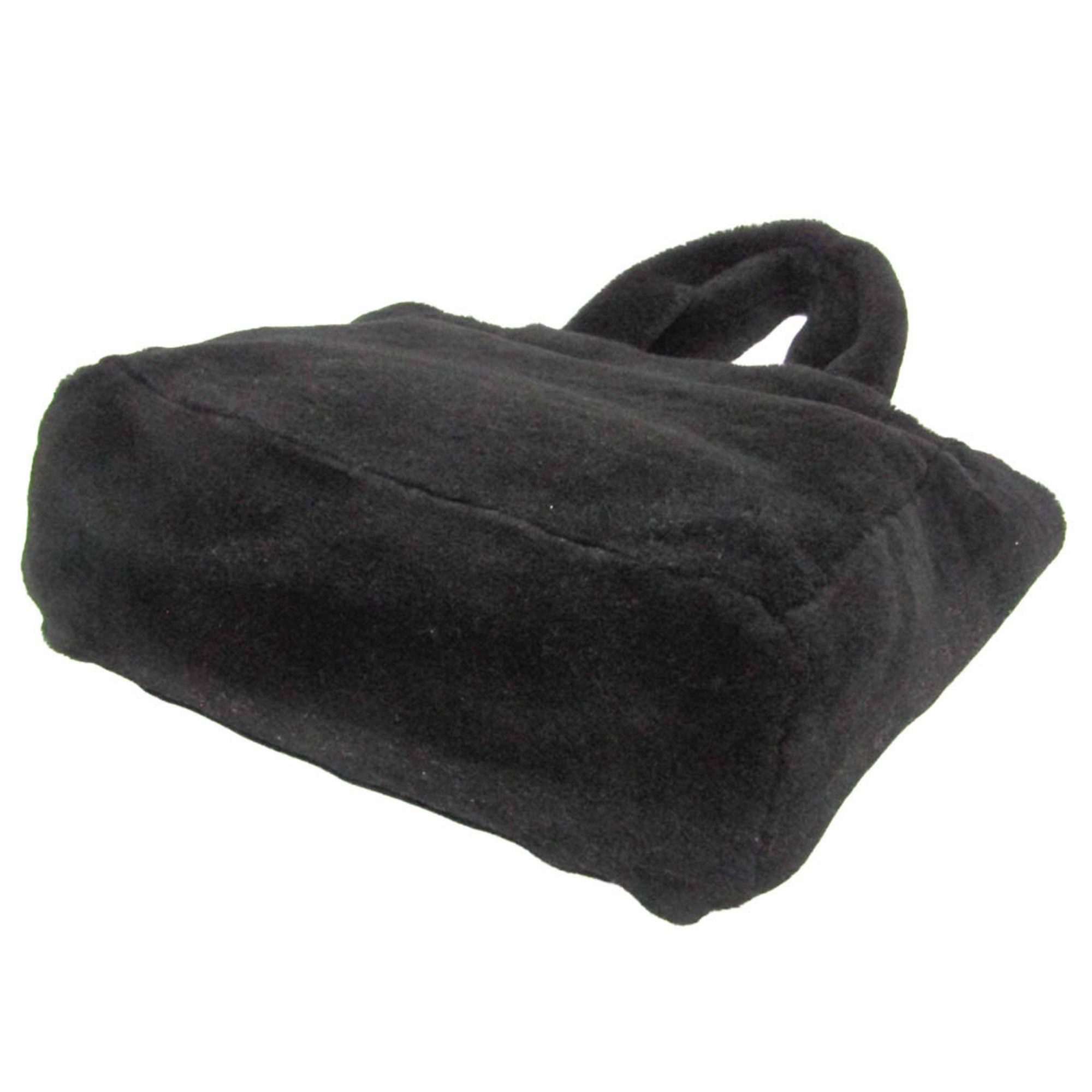 Prada Prada MONTONE 1BF130 Women,Men Fur Tote Bag Black Size ONE SIZE - 3 Thumbnail
