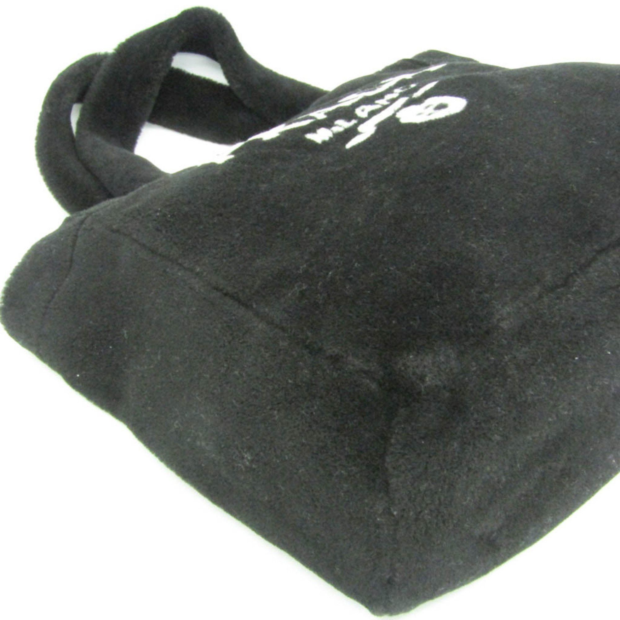 Prada Prada MONTONE 1BF130 Women,Men Fur Tote Bag Black Size ONE SIZE - 6 Thumbnail