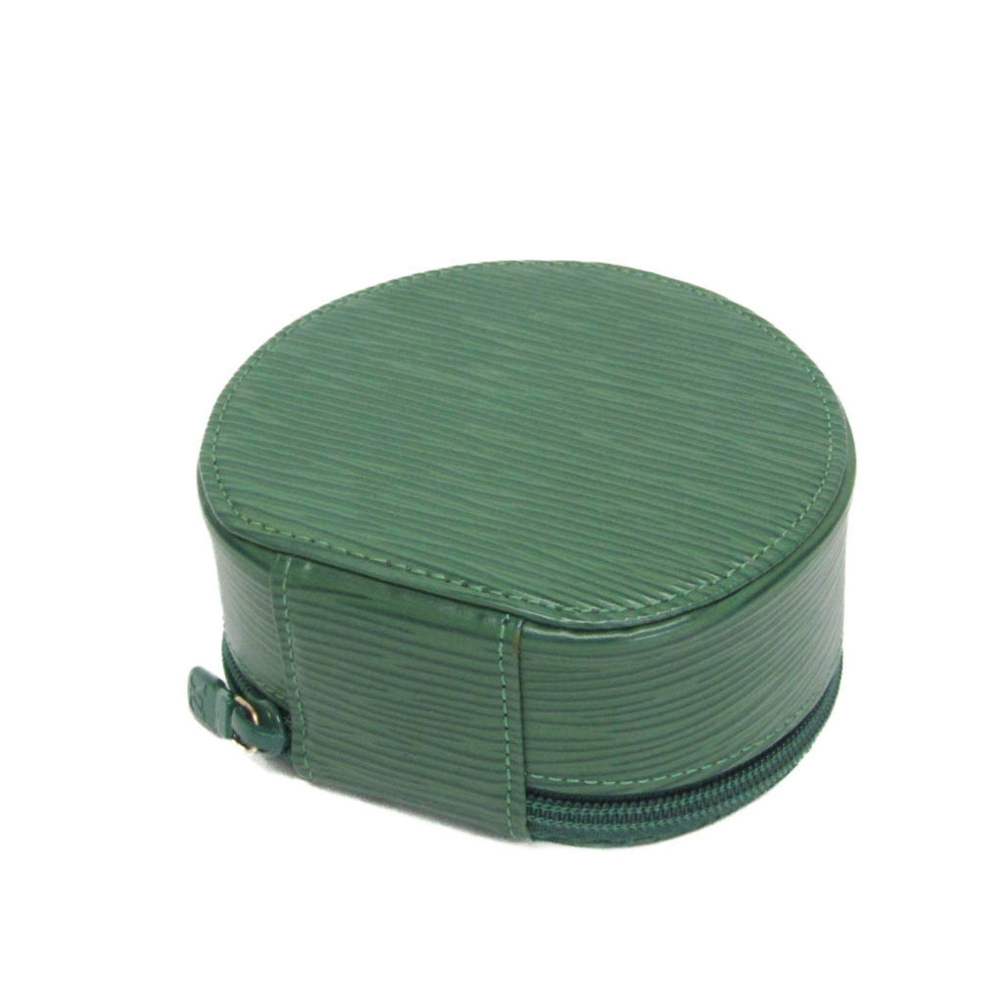 Louis Vuitton Louis Vuitton Epi Jewelry Case 12 M48204 Jewelry Case Borneo Green Epi Leather Size ONE SIZE - 2 Thumbnail
