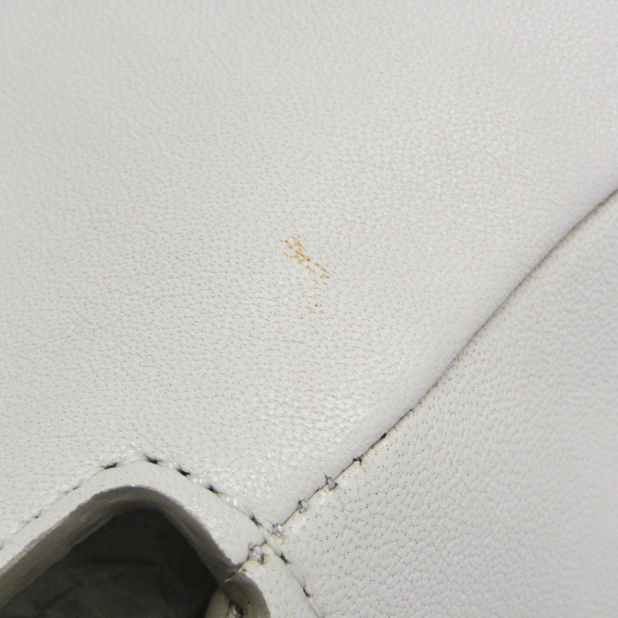 Chloe Chloé Vanessa Women's Leather Shoulder Bag Off-white Size ONE SIZE - 11 Thumbnail
