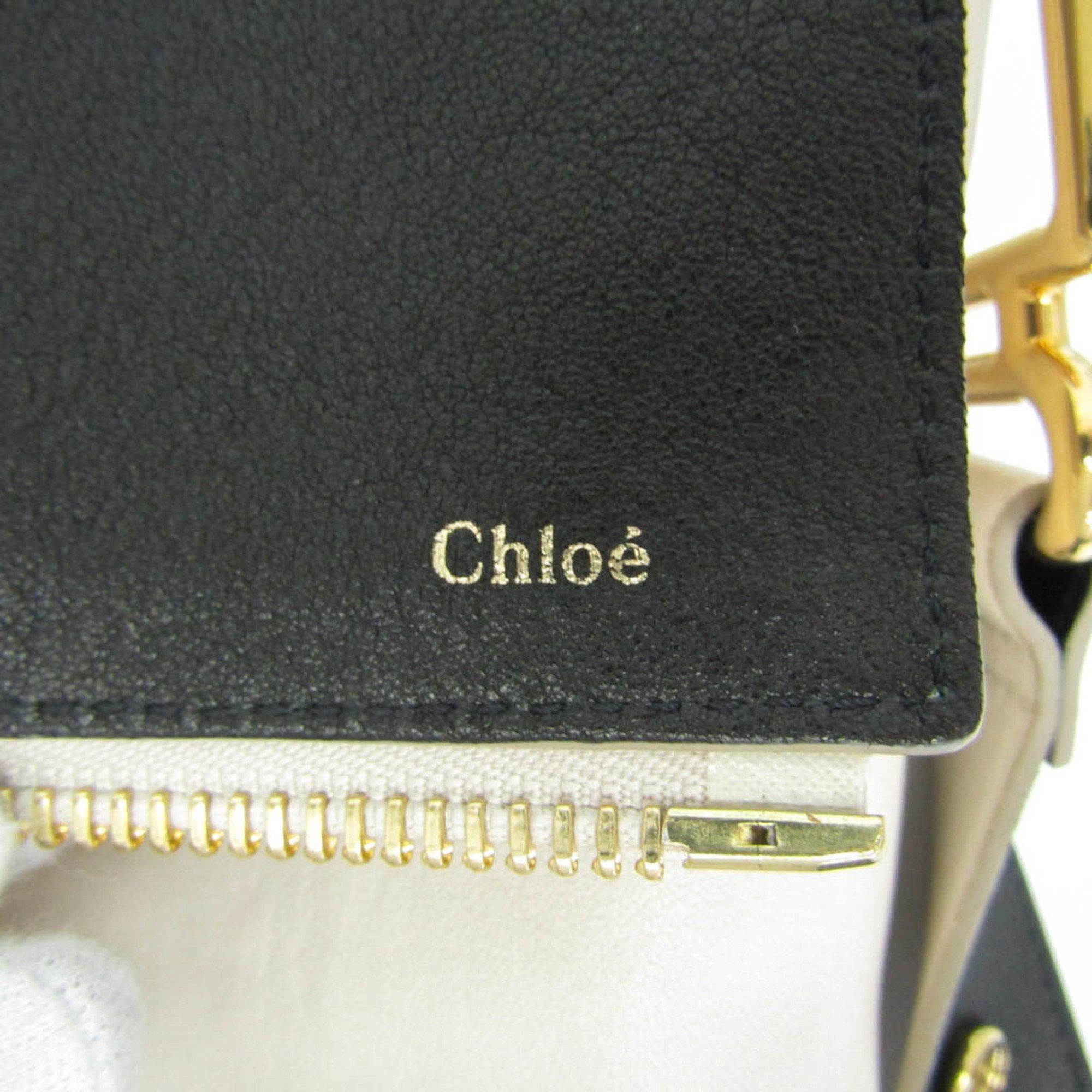 Chloe Chloé Vanessa Women's Leather Shoulder Bag Off-white Size ONE SIZE - 16 Thumbnail