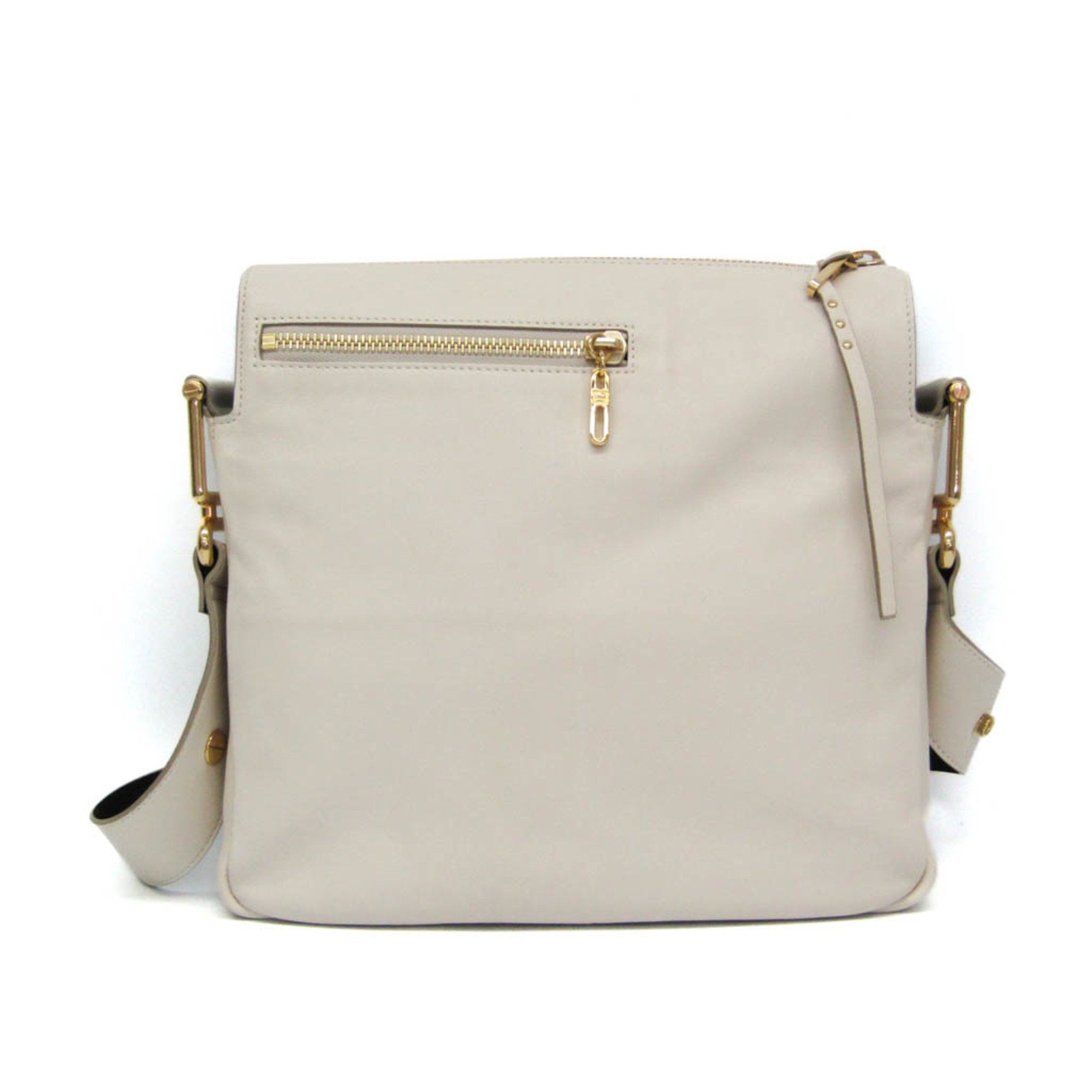 Chloe Chloé Vanessa Women's Leather Shoulder Bag Off-white Size ONE SIZE - 2 Thumbnail