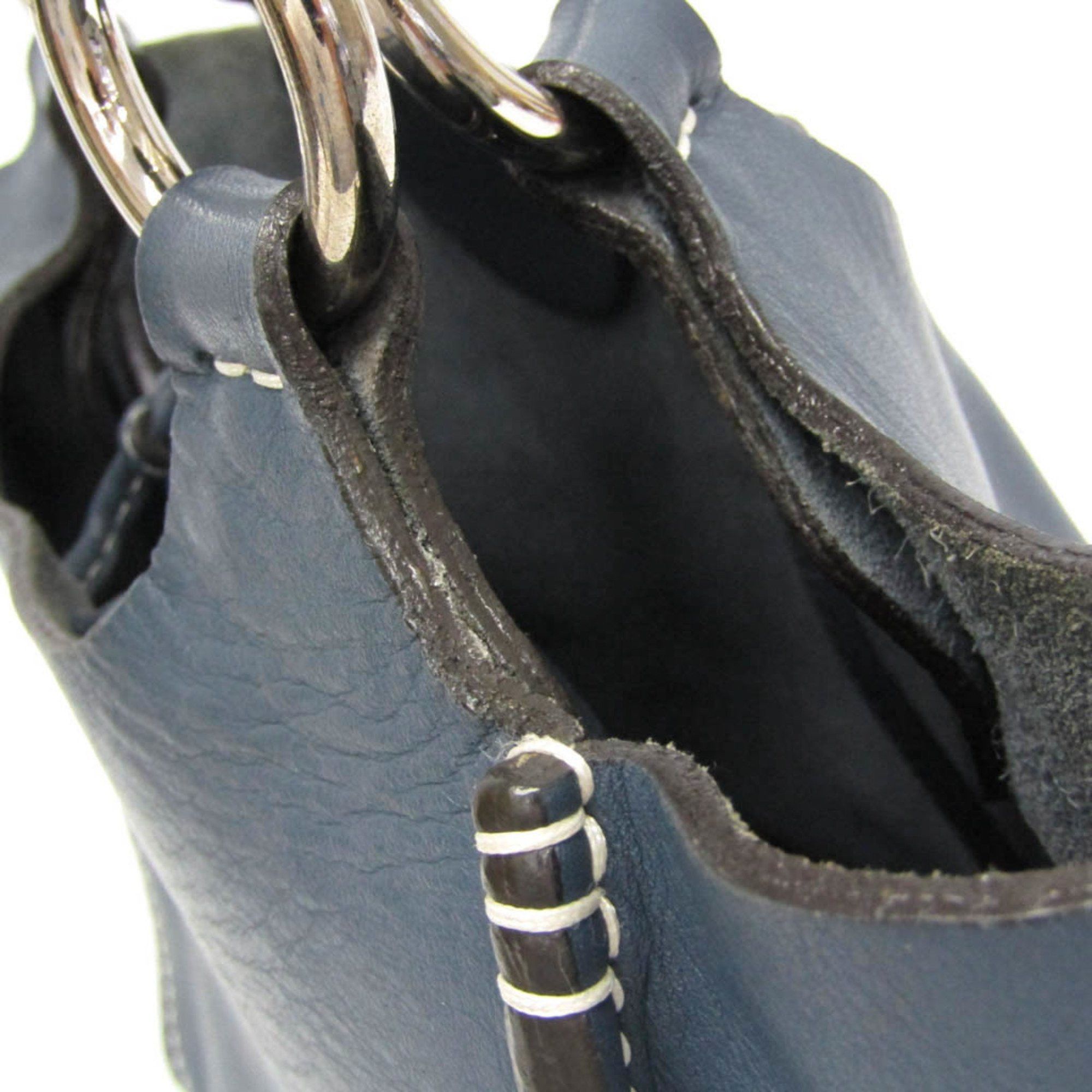 Bally Bally Mini Bag Women's Leather Handbag Blue Size ONE SIZE - 9 Thumbnail
