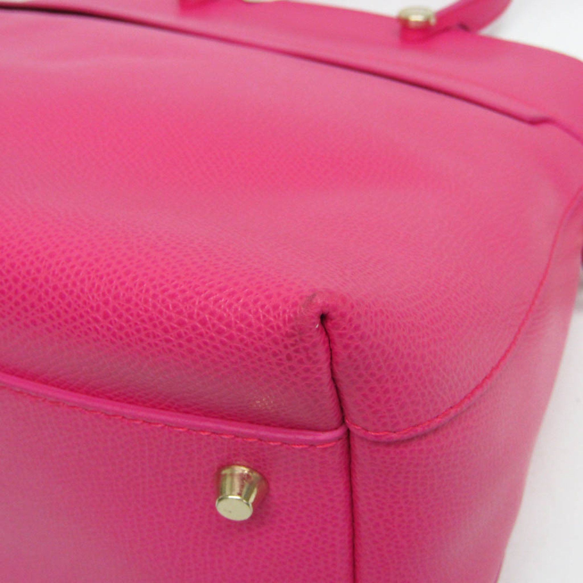 Furla Furla Piper L Women's Leather Handbag,Shoulder Bag Pink Size ONE SIZE - 6 Thumbnail