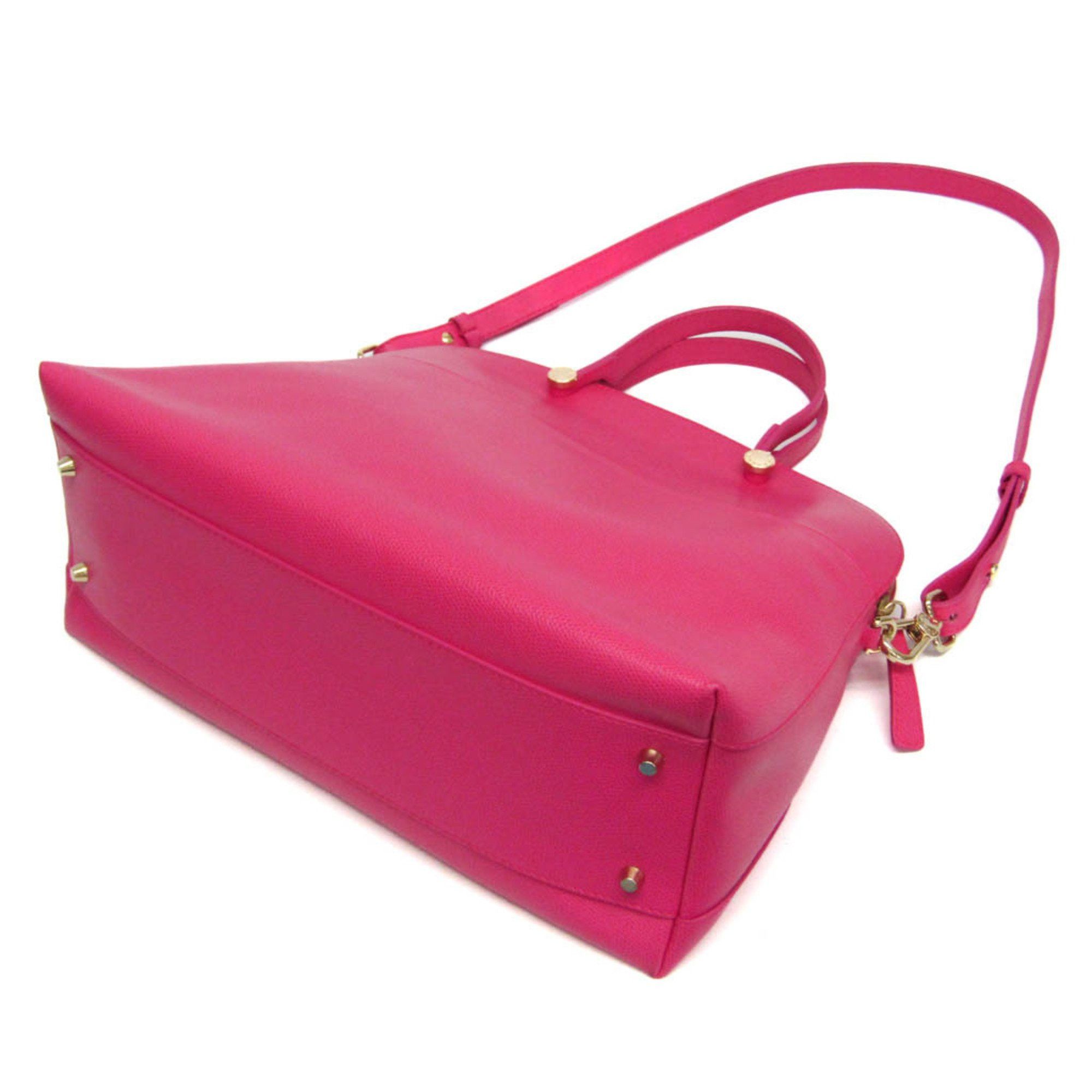 Furla Furla Piper L Women's Leather Handbag,Shoulder Bag Pink Size ONE SIZE - 3 Thumbnail