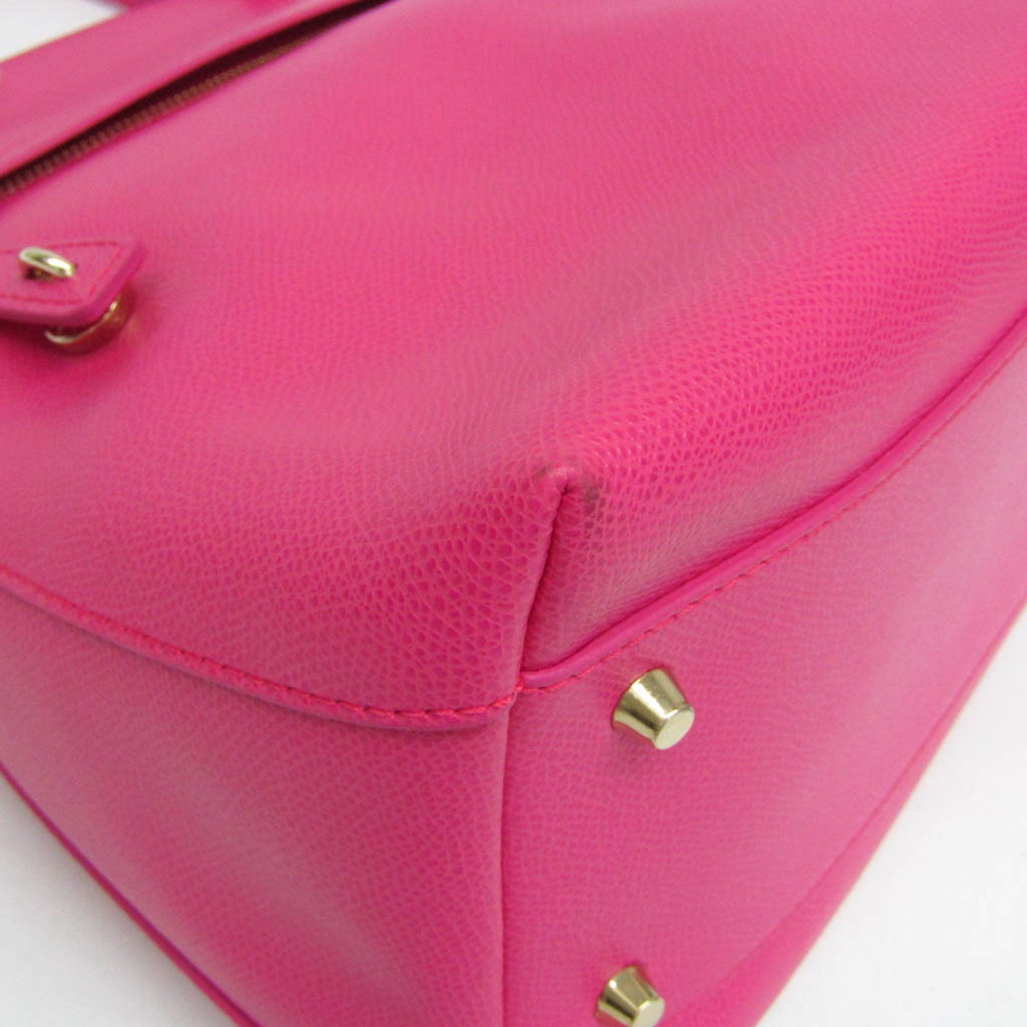 Furla Furla Piper L Women's Leather Handbag,Shoulder Bag Pink Size ONE SIZE - 7 Thumbnail
