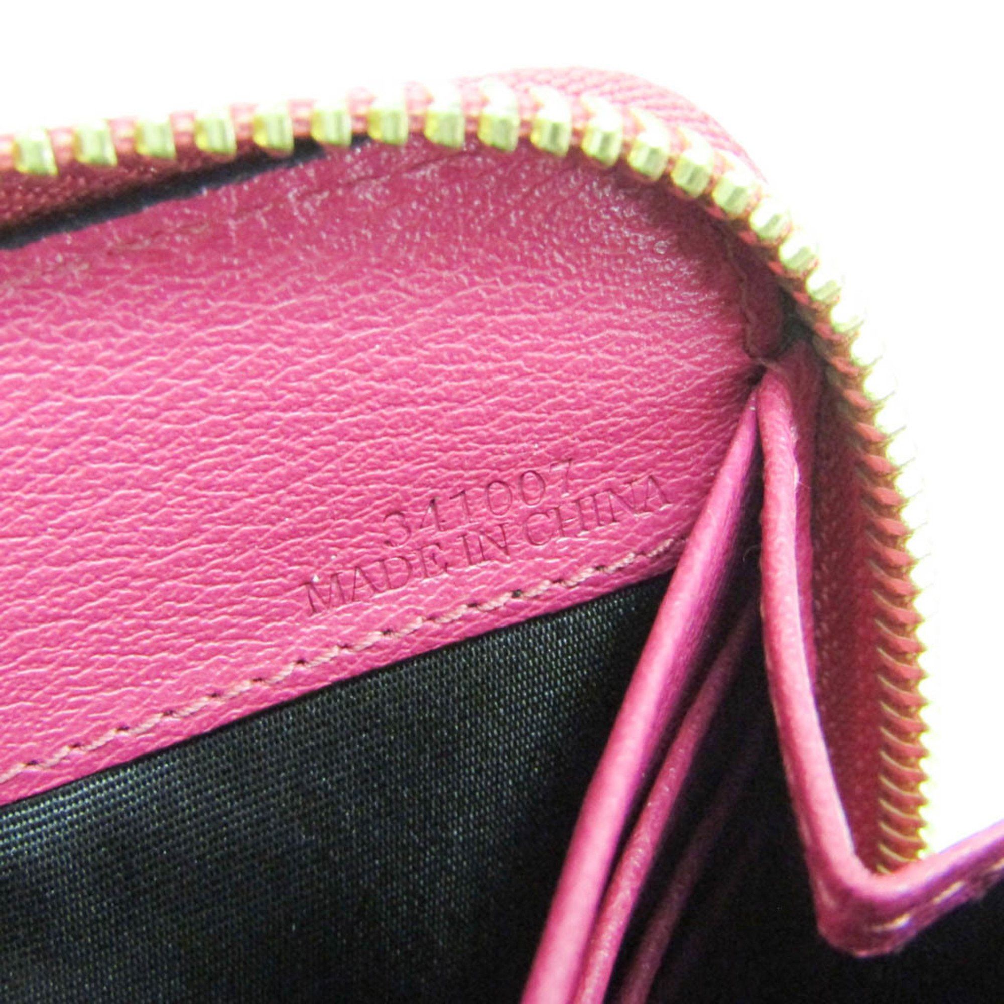 Loewe Loewe Anagram Button Women's Leather Long Wallet (bi-fold) Pink Size ONE SIZE - 11 Thumbnail