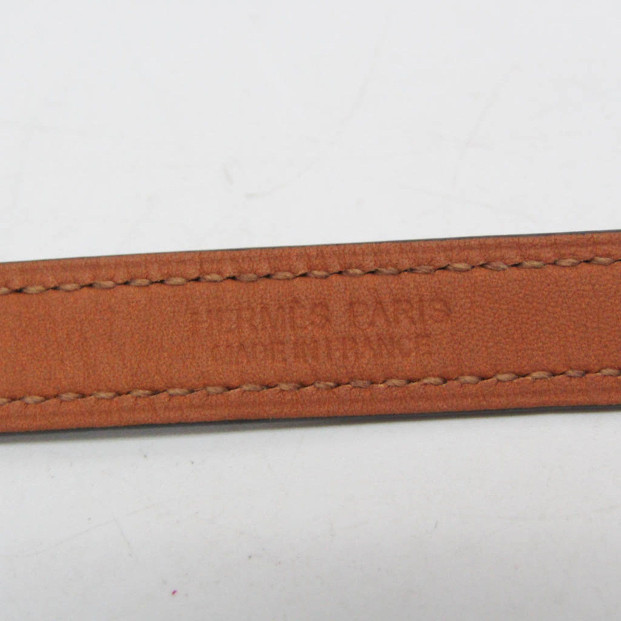 Hermes Hermes Rivale Double Tour Leather,Metal Wrap Bracelet Gold,Navy Size ONE SIZE - 8 Thumbnail