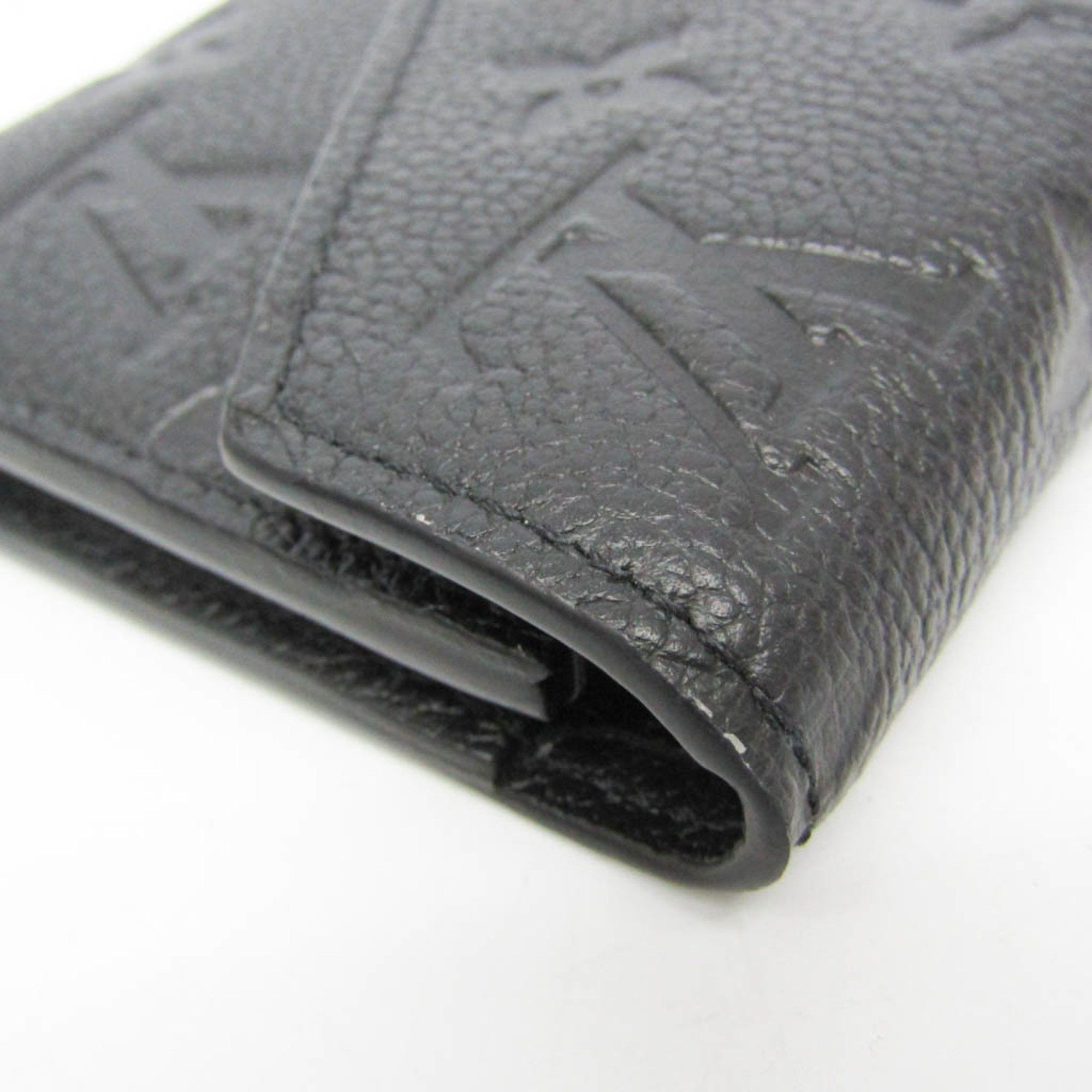 Louis Vuitton Louis Vuitton Monogram Empreinte Victorine Wallet M64060 Women's Monogram Empreinte Wallet (tri-fold) Noir Size ONE SIZE - 9 Thumbnail