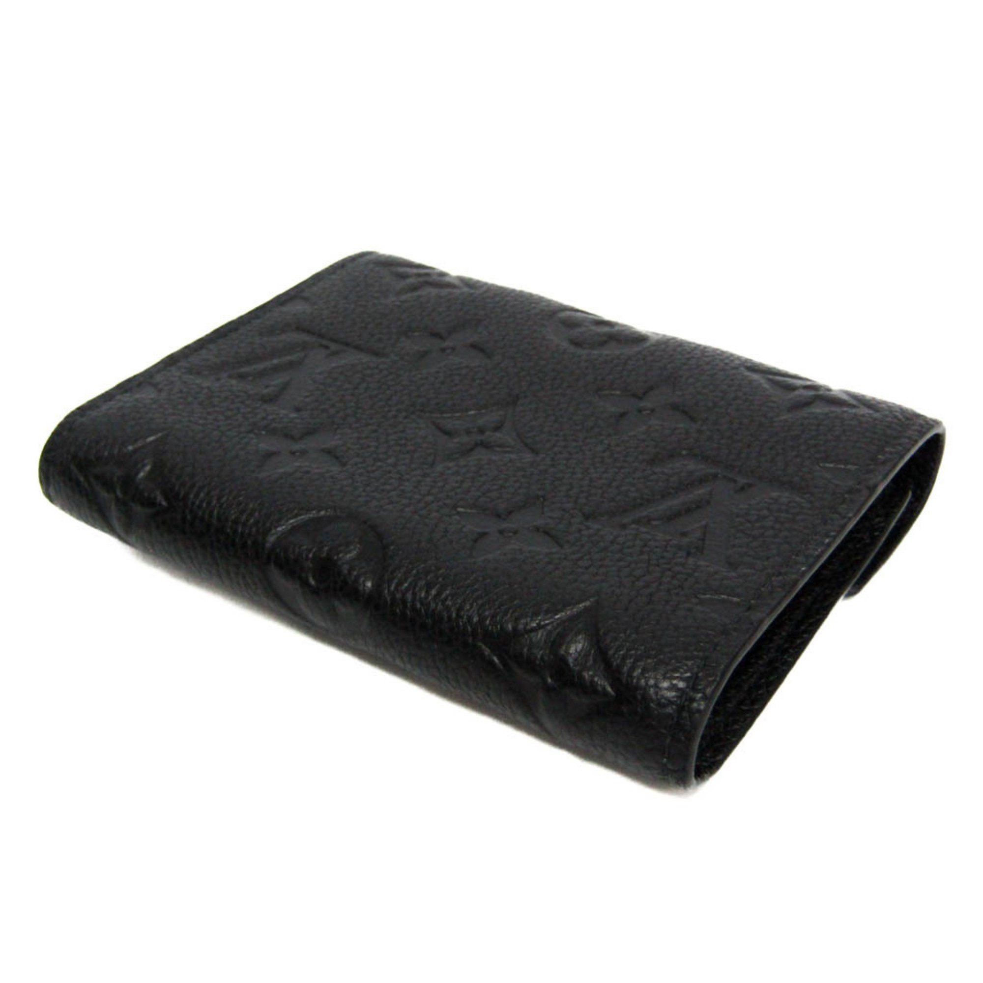 Louis Vuitton Louis Vuitton Monogram Empreinte Victorine Wallet M64060 Women's Monogram Empreinte Wallet (tri-fold) Noir Size ONE SIZE - 2 Thumbnail