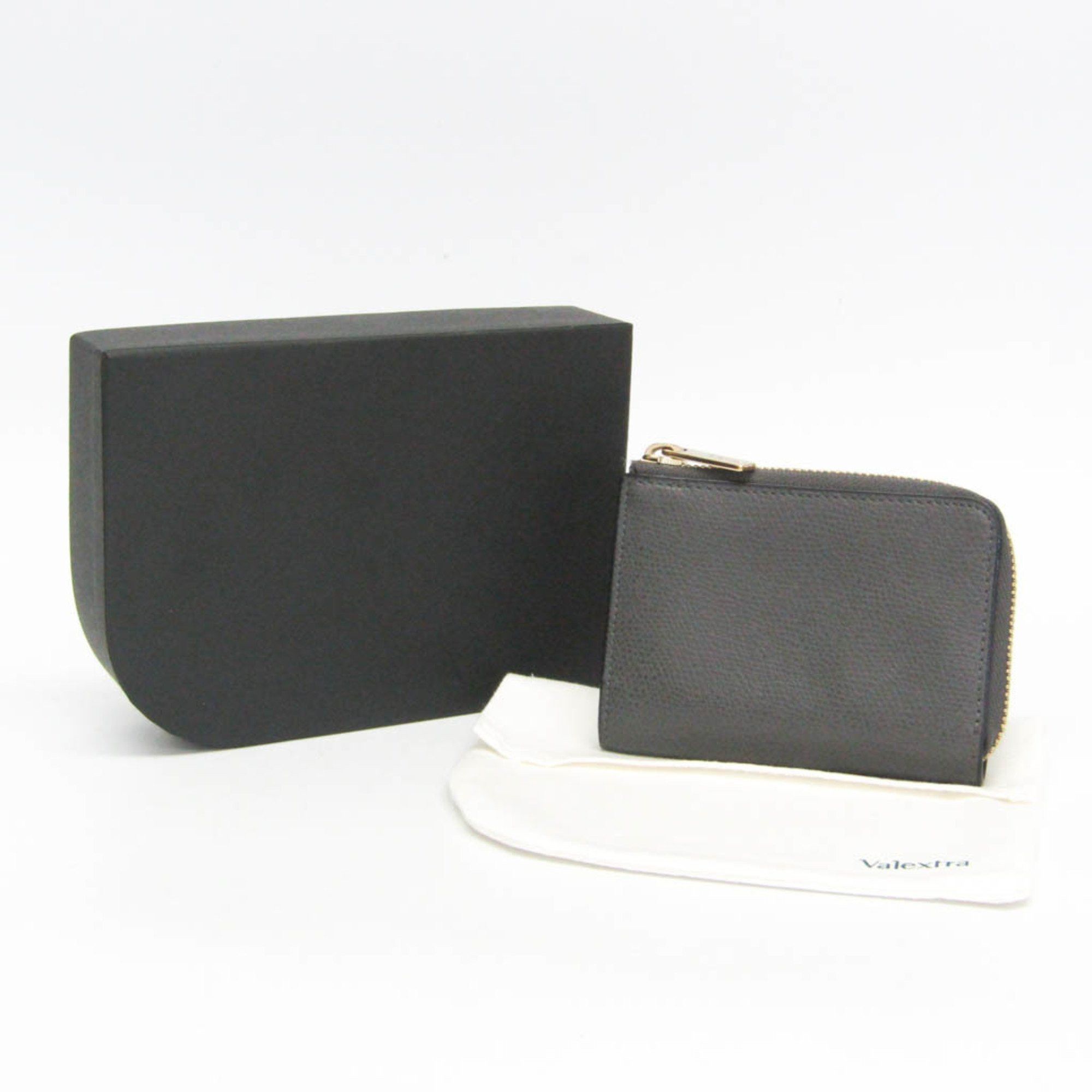 Valextra Valextra Multi-case Key Ring Men,Women Leather Coin Purse/coin Case Gray Size ONE SIZE - 2 Thumbnail