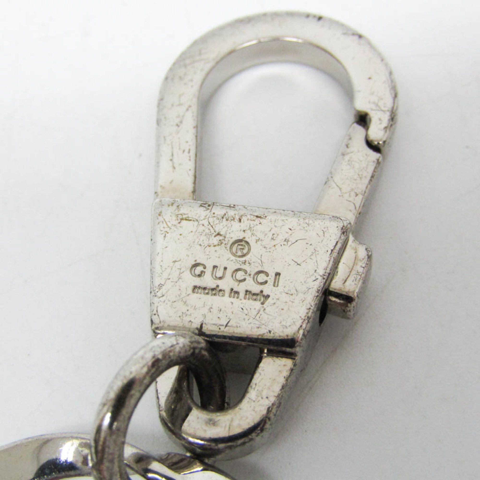Gucci Gucci GG Embossed Key Ring Keyring (Black) Size ONE SIZE - 9 Thumbnail