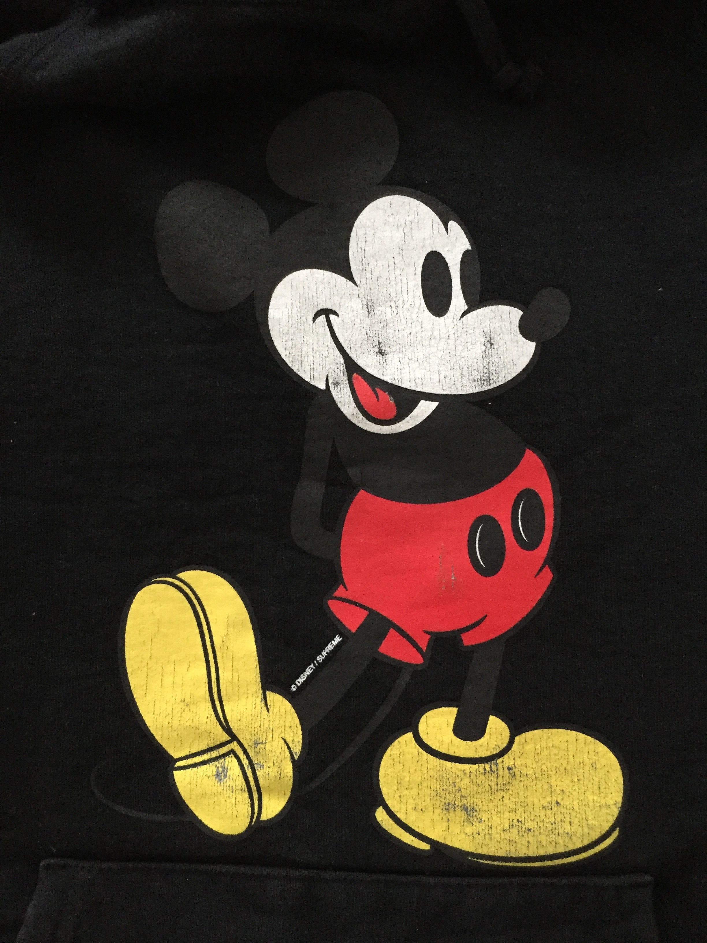 Supreme hoodie mickey mouse clearance