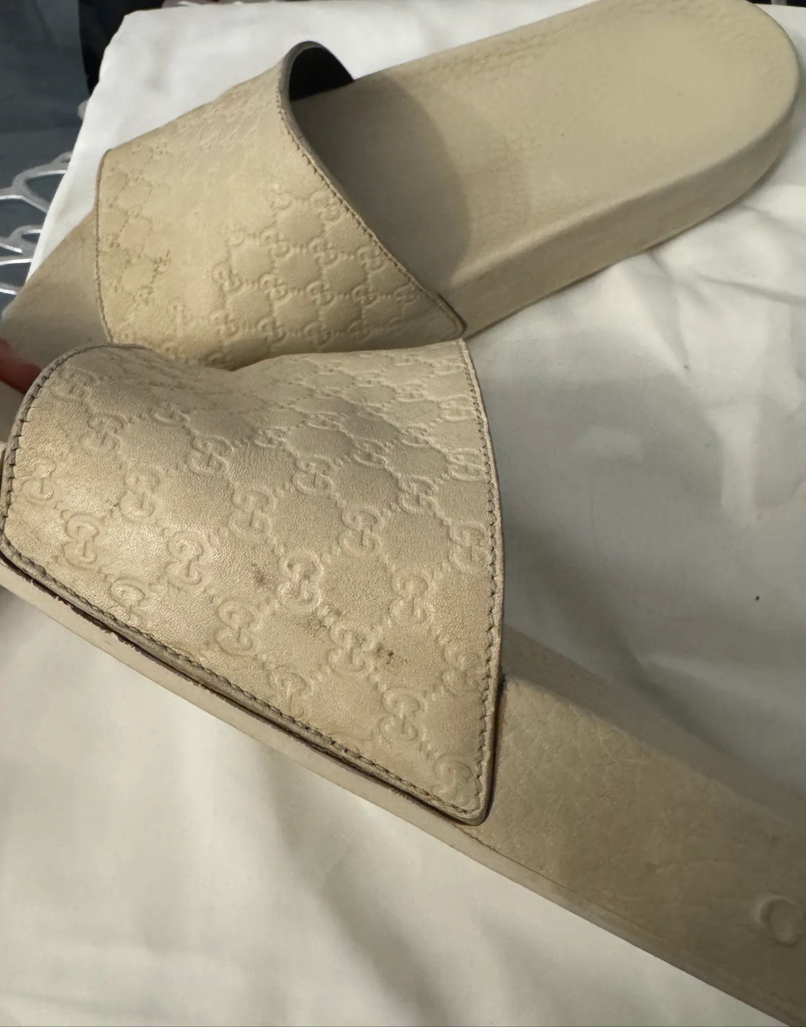 Gucci Gucci GUCCI SLIDES monogram Sandals Size US 8 / EU 41 - 2 Thumbnail